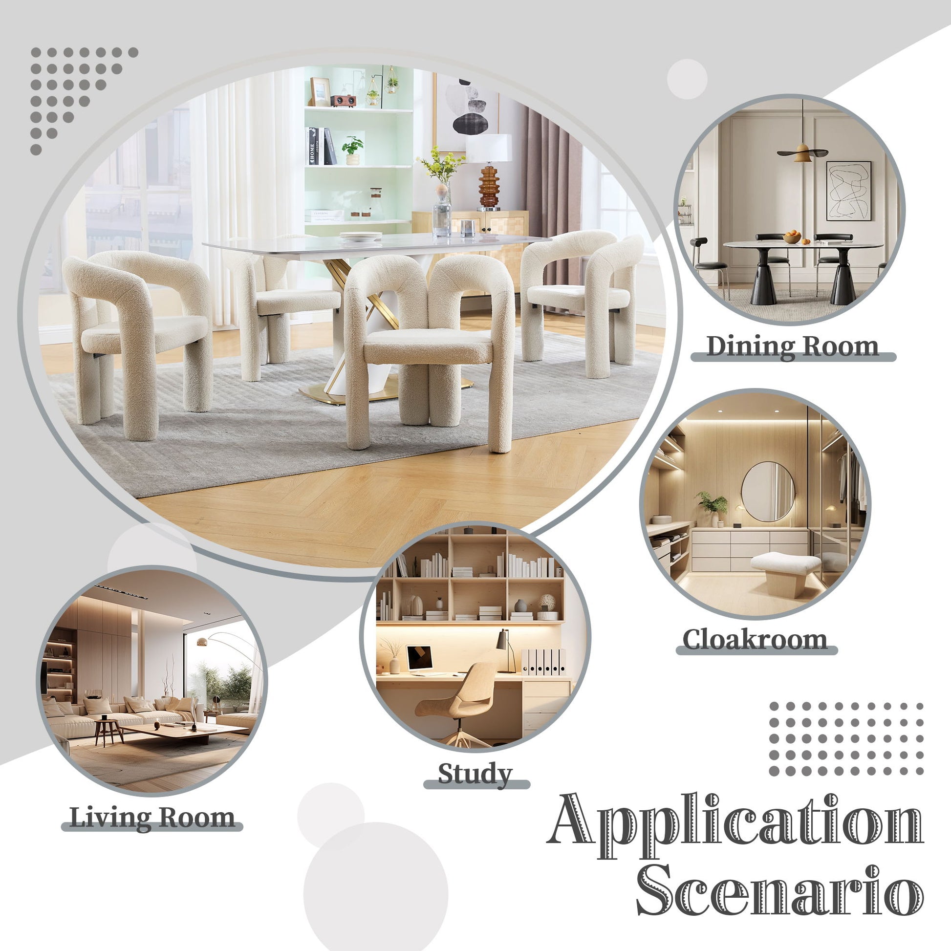 Coolmore Contemporary Designed Accent / Dining Chair With Armrests - Best Buy Furniture