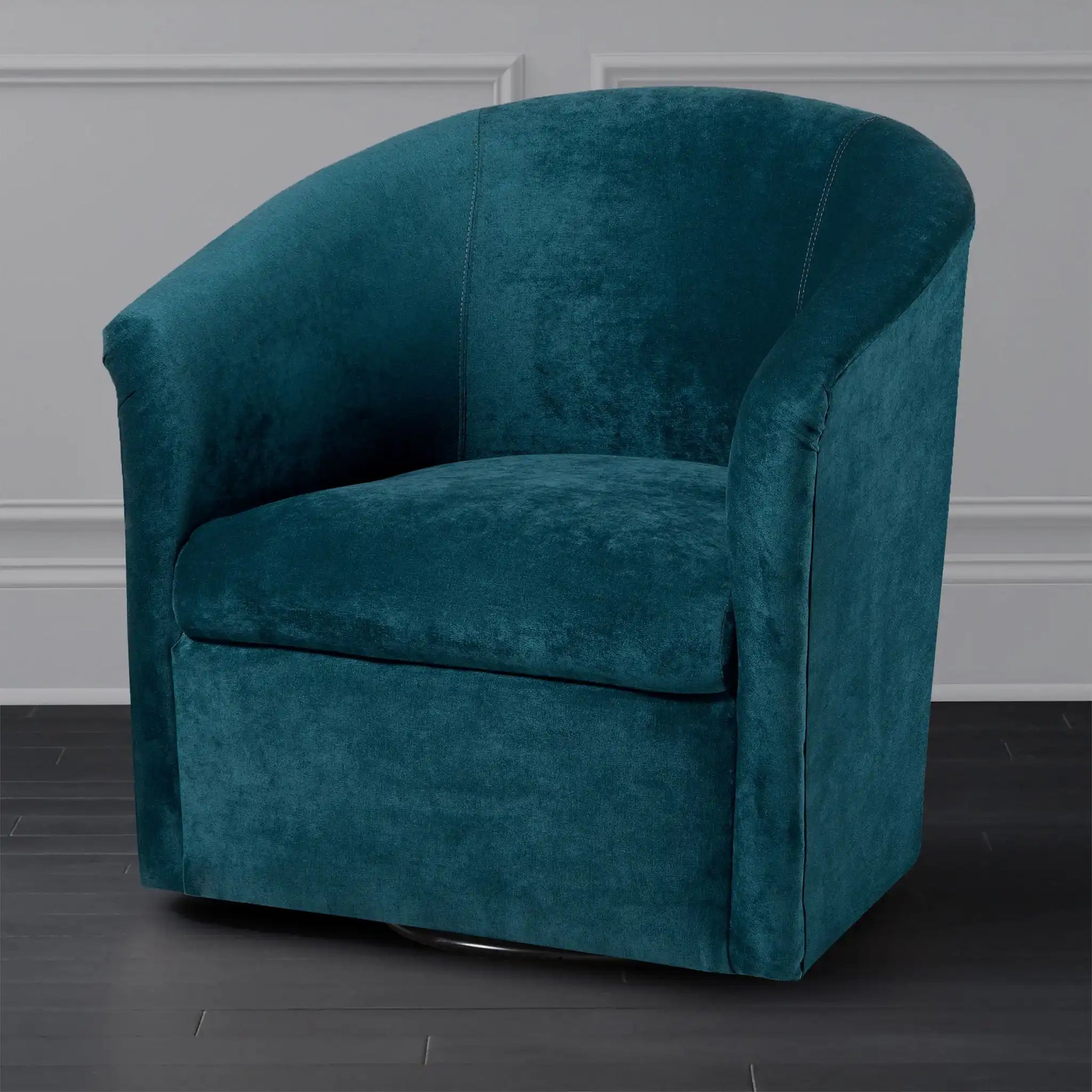 Eden - Swivel Chair With Microfiber Upholstery And Hardwood Frame - Best Buy Furniture