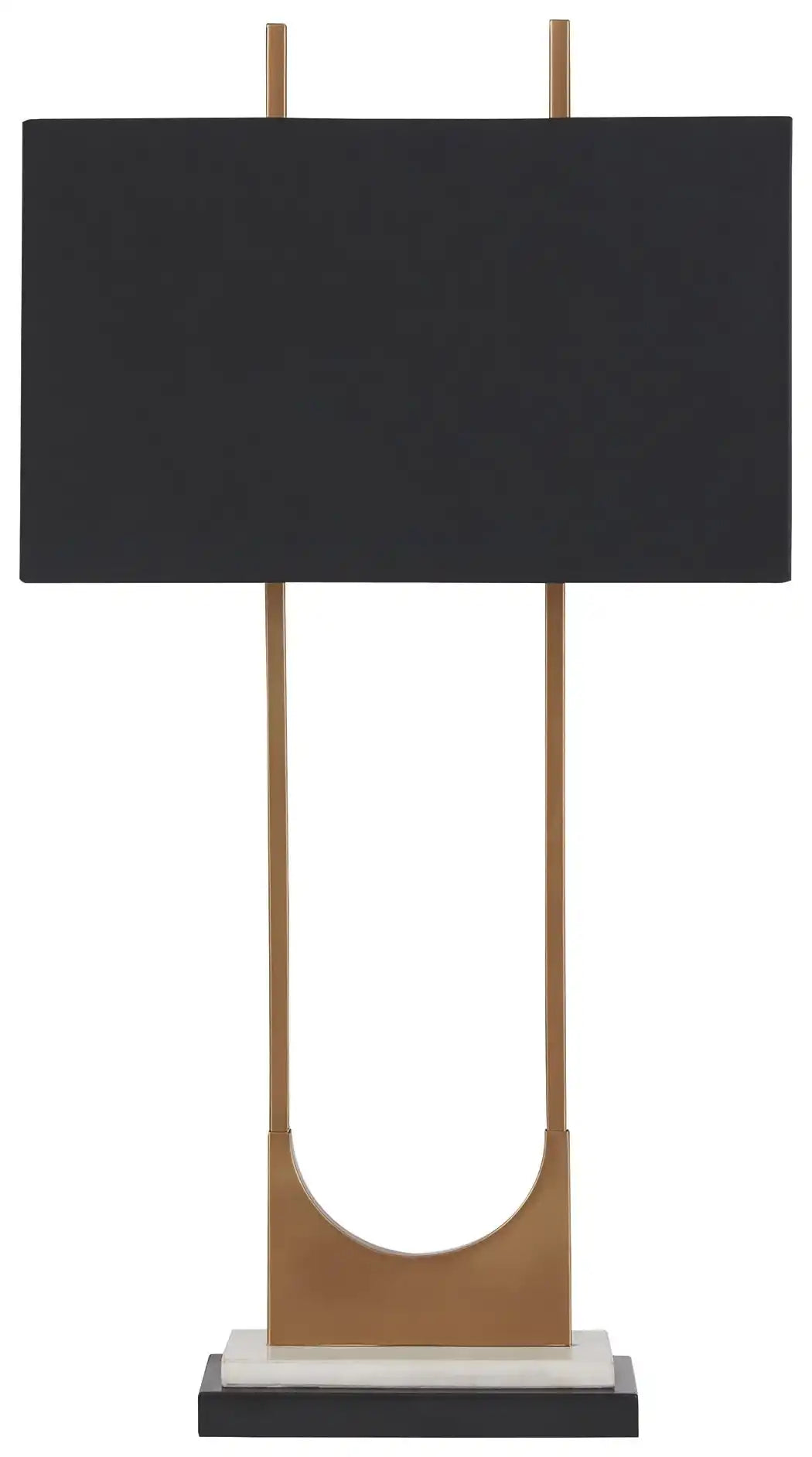 Malana - Metal Table Lamp - Brass Finish - Best Buy Furniture