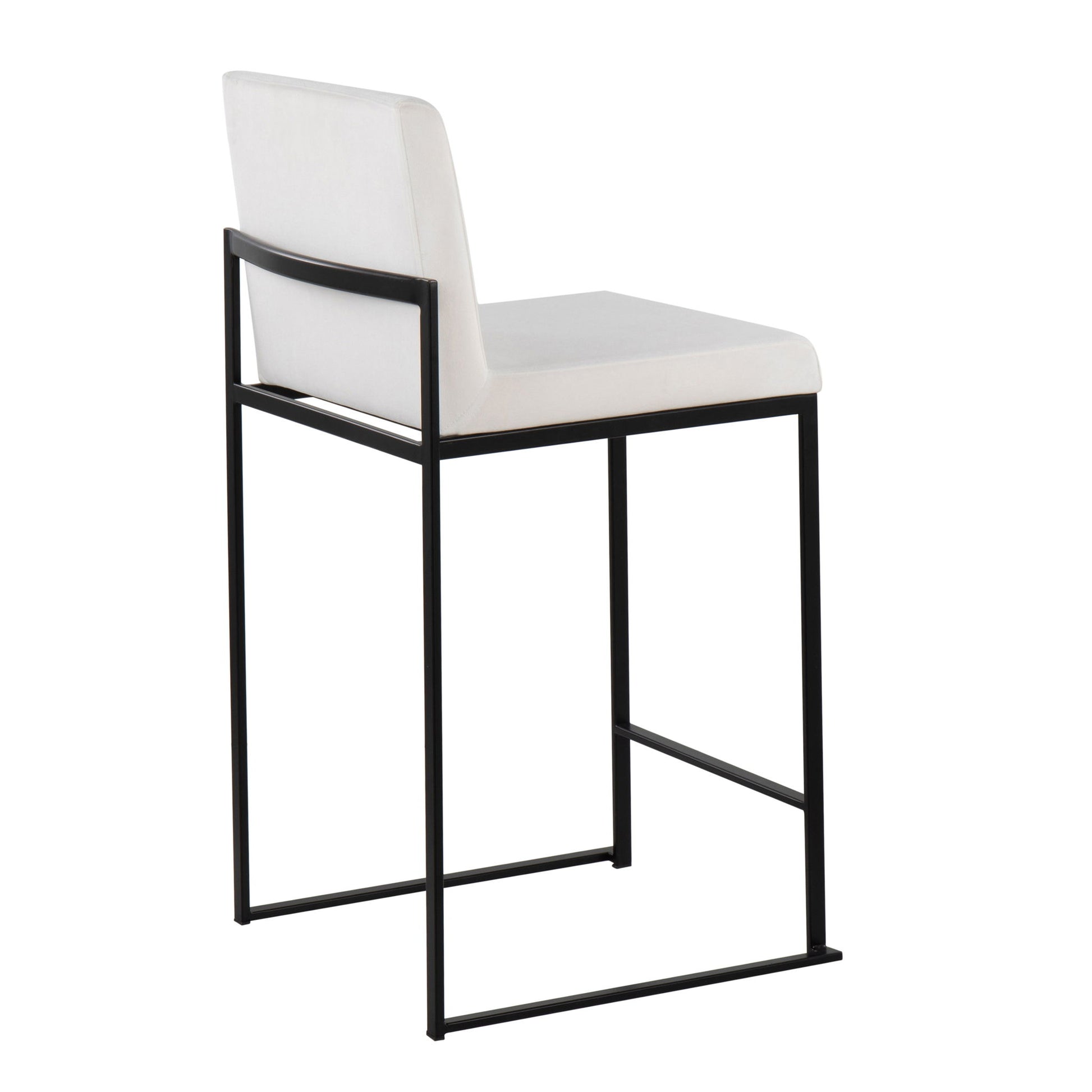 Fuji - Contemporary Modern Elegance, High Back Counter Stool - Best Buy Furniture