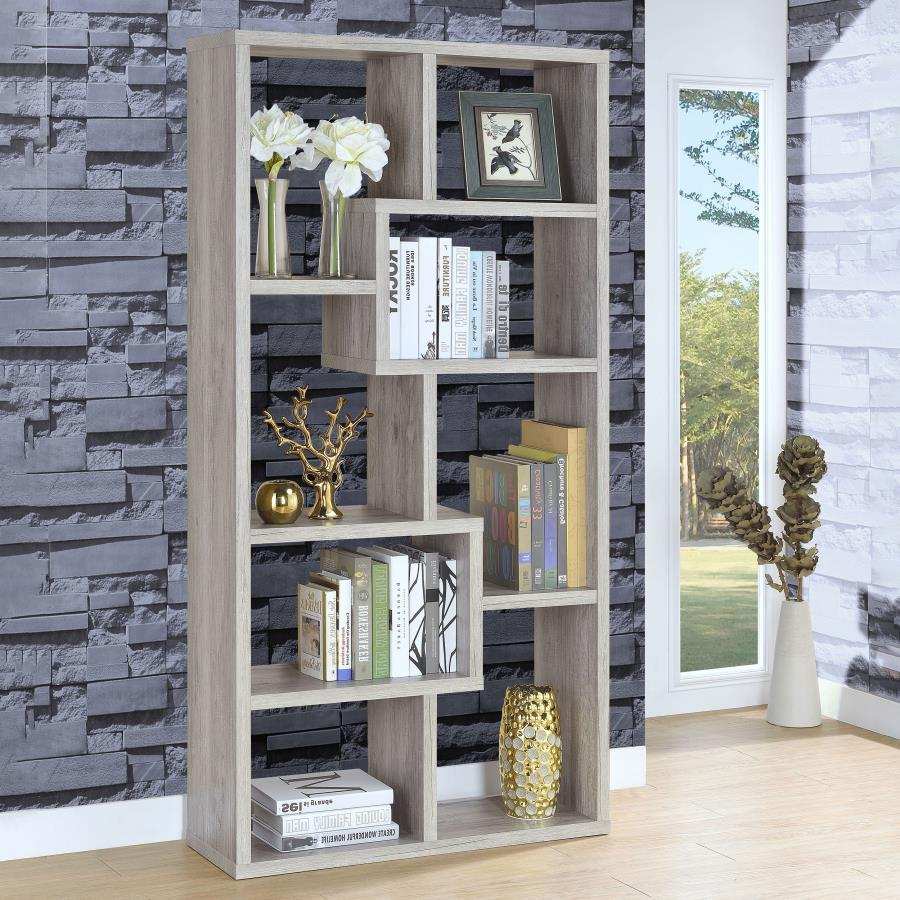 Theo - 6-Shelf Bookshelf - Best Buy Furniture