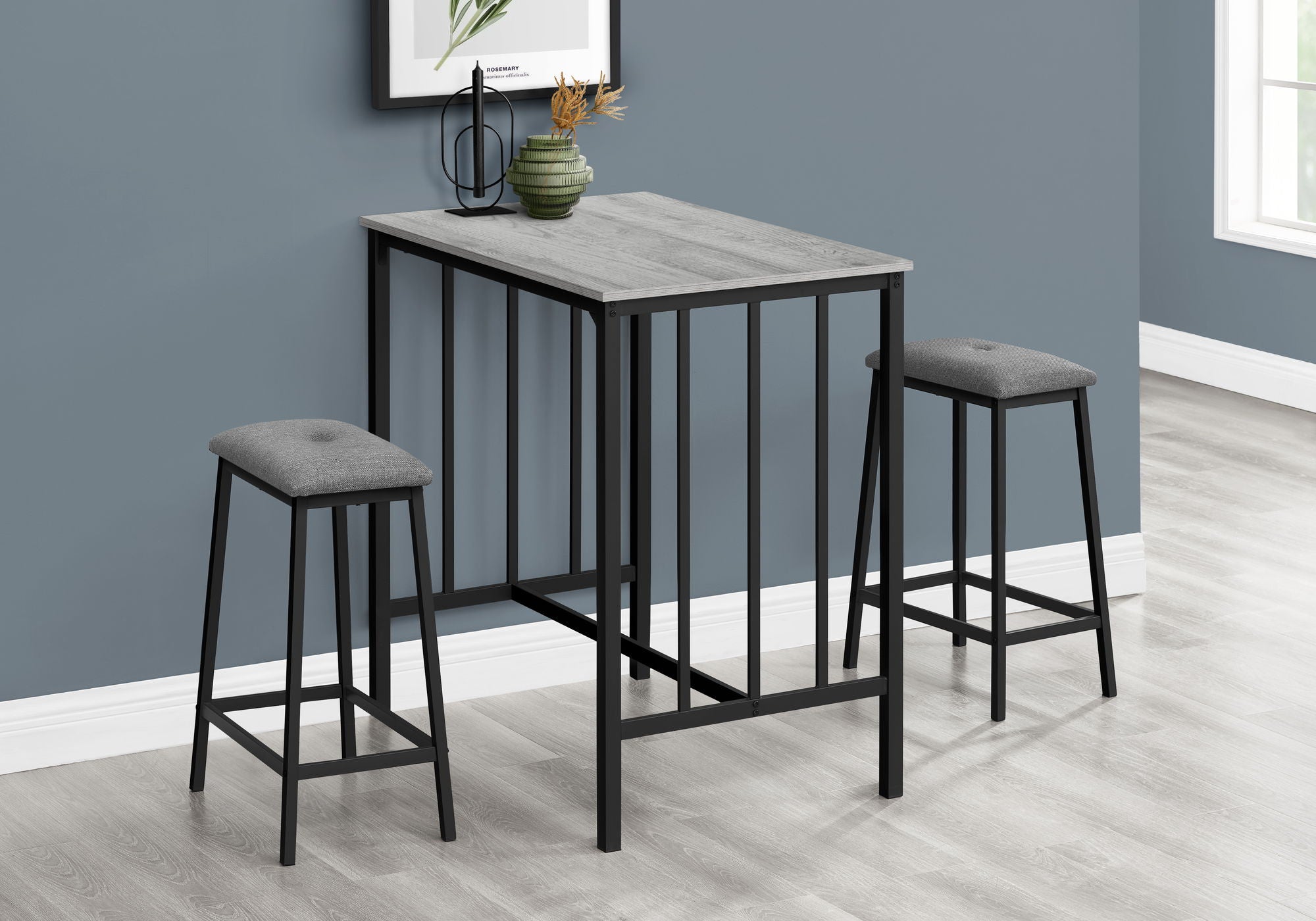3 Pieces Dining Set, Counter Height, Rectangular, Small, Contemporary & Modern - Best Buy Furniture