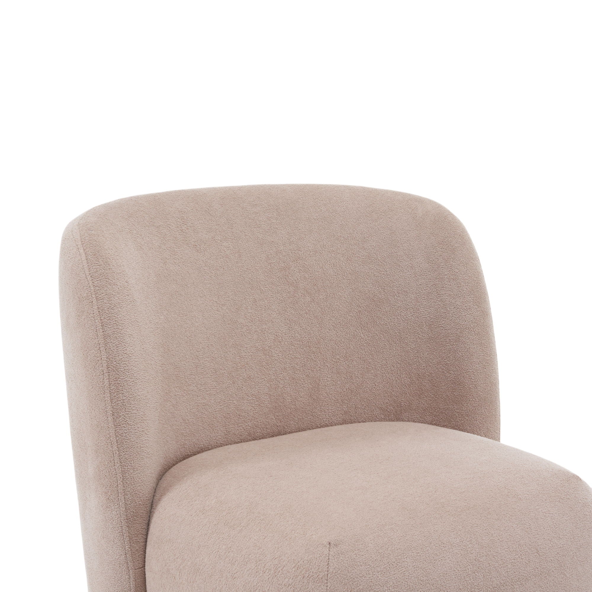 Modern Low Back Accent Upholstered Armless Living Room Chairs, Round Feet - Best Buy Furniture