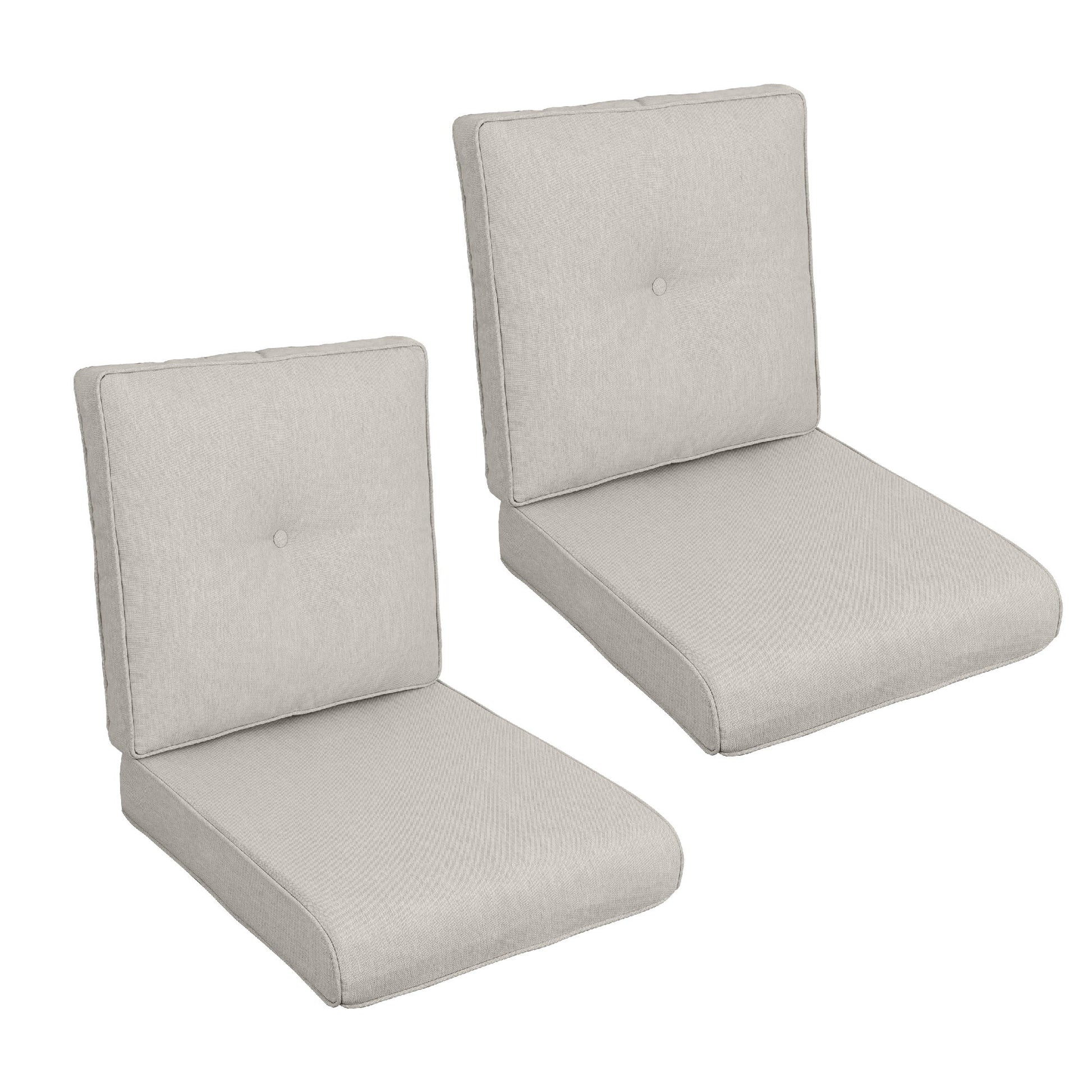 High Back Patio Chair Cushions For Garden (Set of 2) - Best Buy Furniture