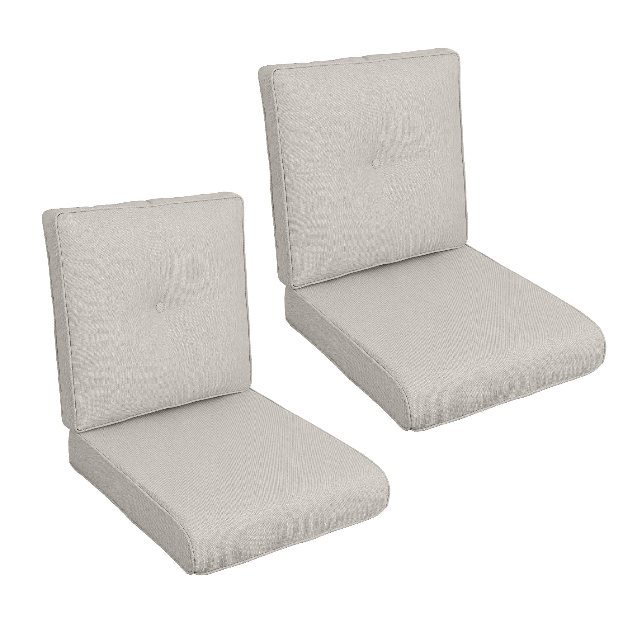 High Back Patio Chair Cushions For Garden (Set of 2) - Best Buy Furniture