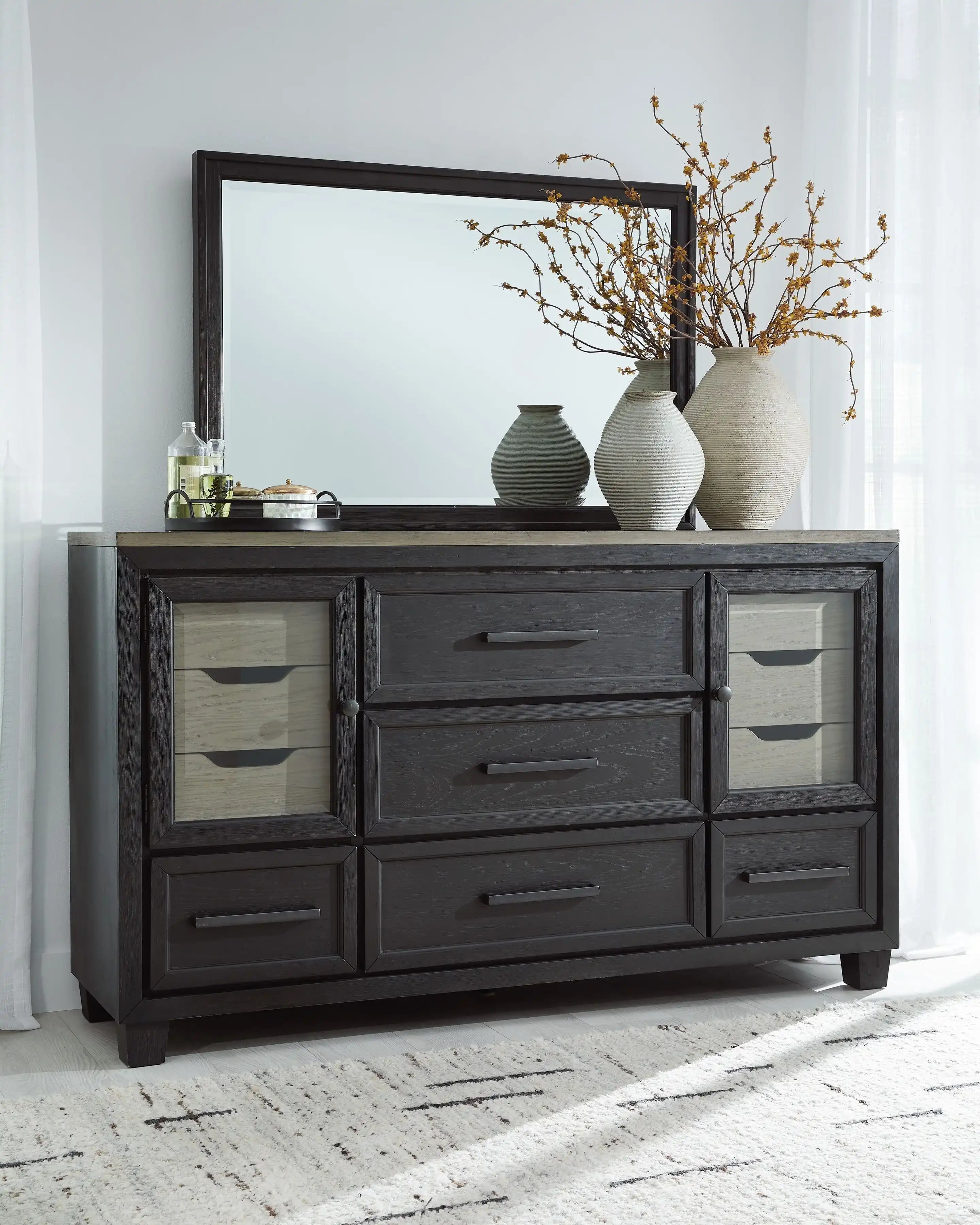 Foyland - Dresser, Mirror - Best Buy Furniture