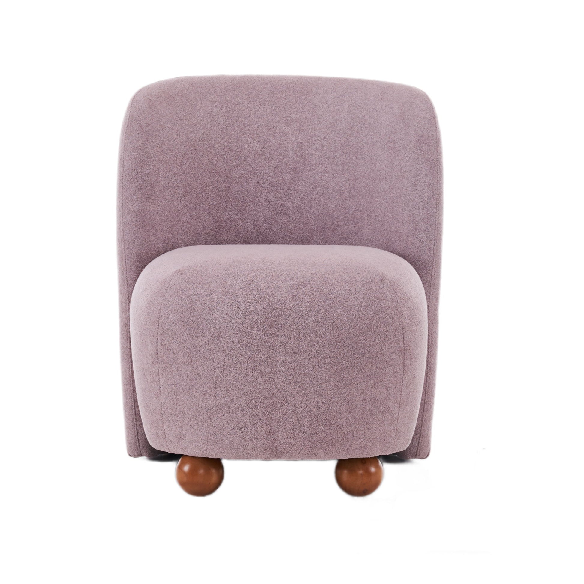 Modern Low Back Accent Upholstered Armless Living Room Chairs, Round Feet - Best Buy Furniture