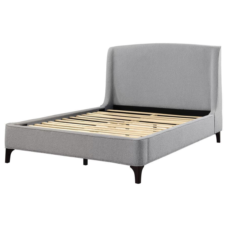 Mosby - Upholstered Wingback Bed - Best Buy Furniture