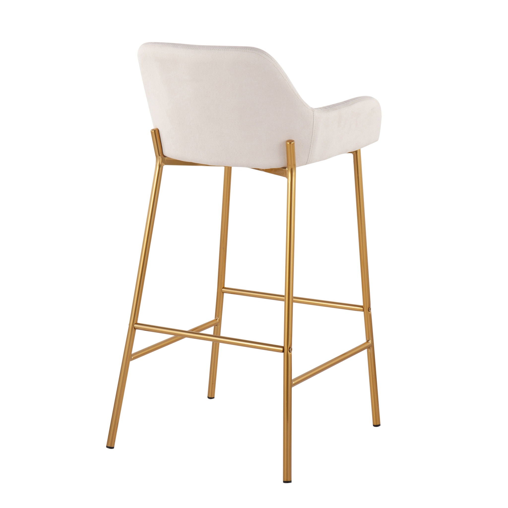 Daniella - Contemporary / Glam Fixed Height Bar Stool (Set of 2) - Best Buy Furniture
