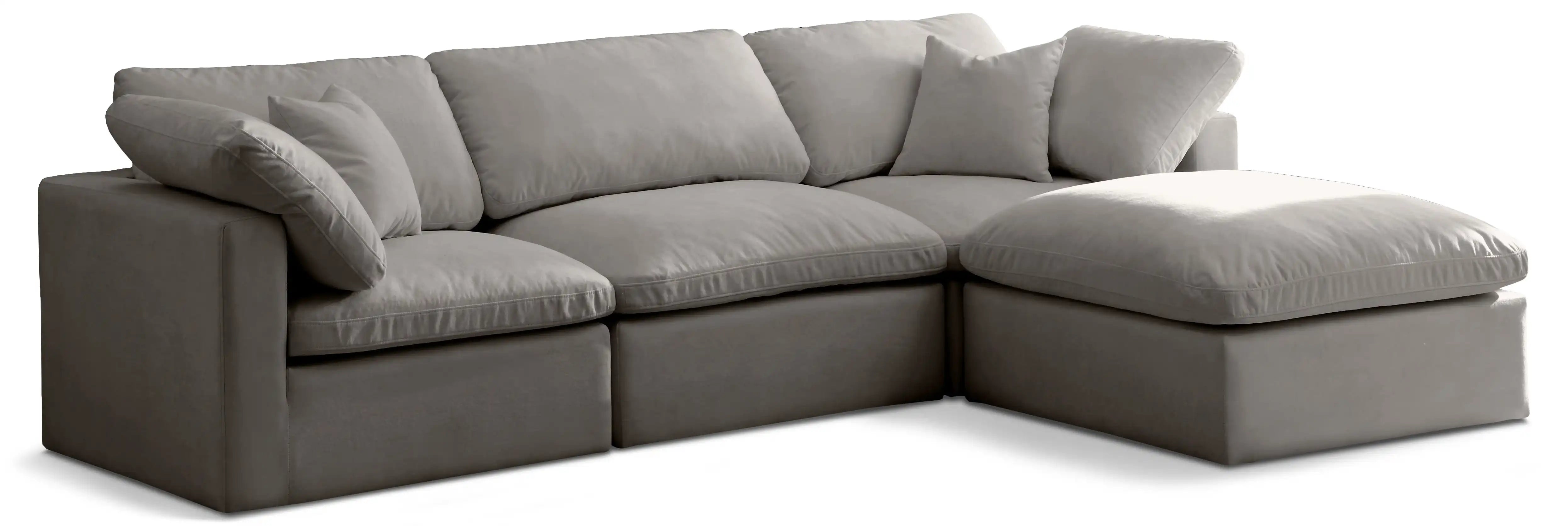 Plush - 4 Piece Modular Sectional - Best Buy Furniture