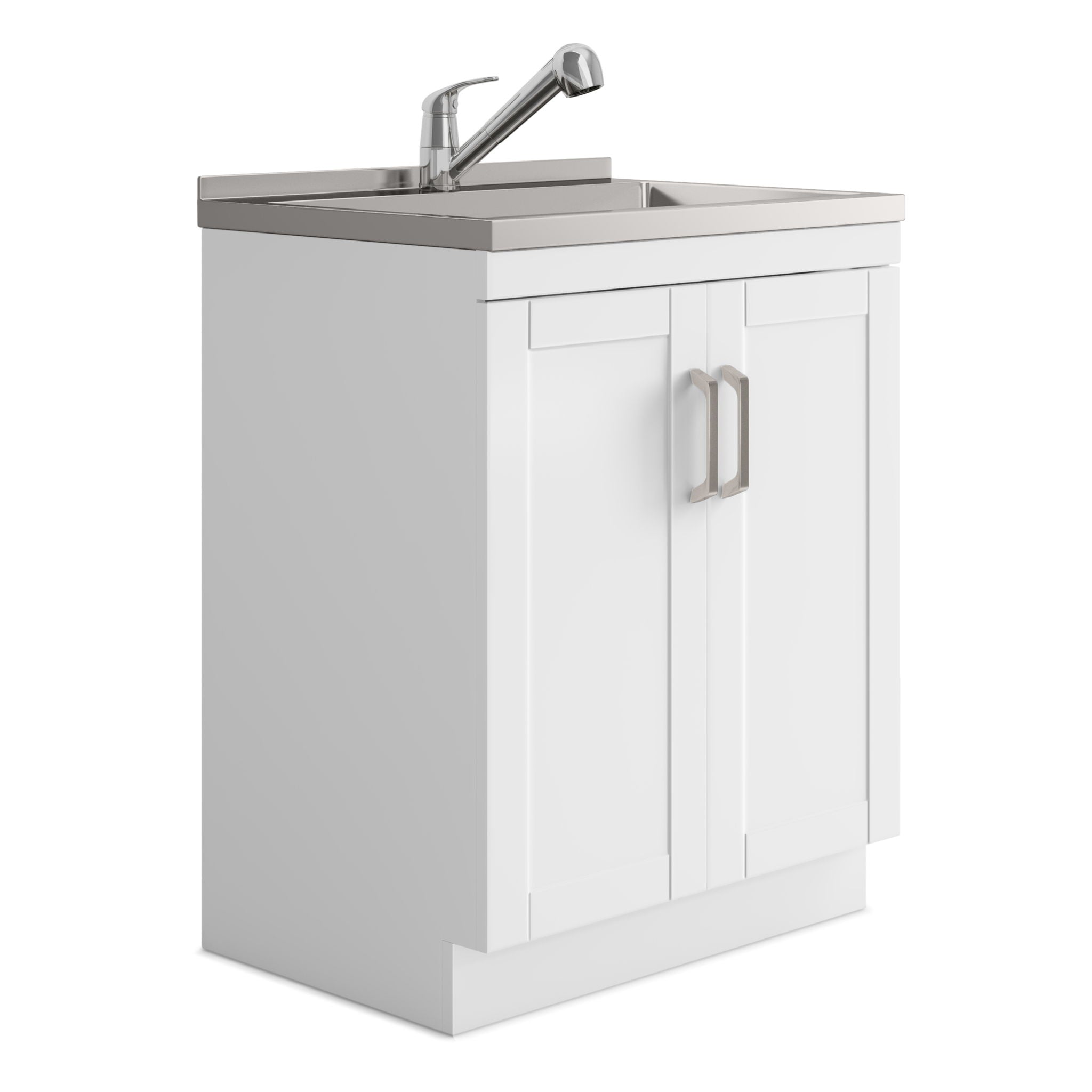 Kyle - Laundry Cabinet & Faucet And Stainless Steel Sink - Best Buy Furniture