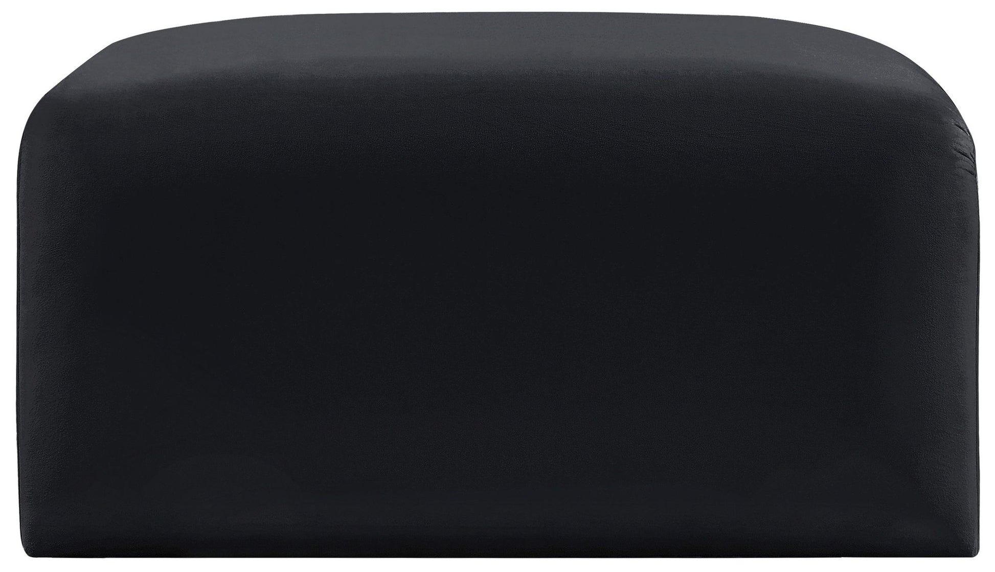 Arc - Velvet Ottoman - Best Buy Furniture