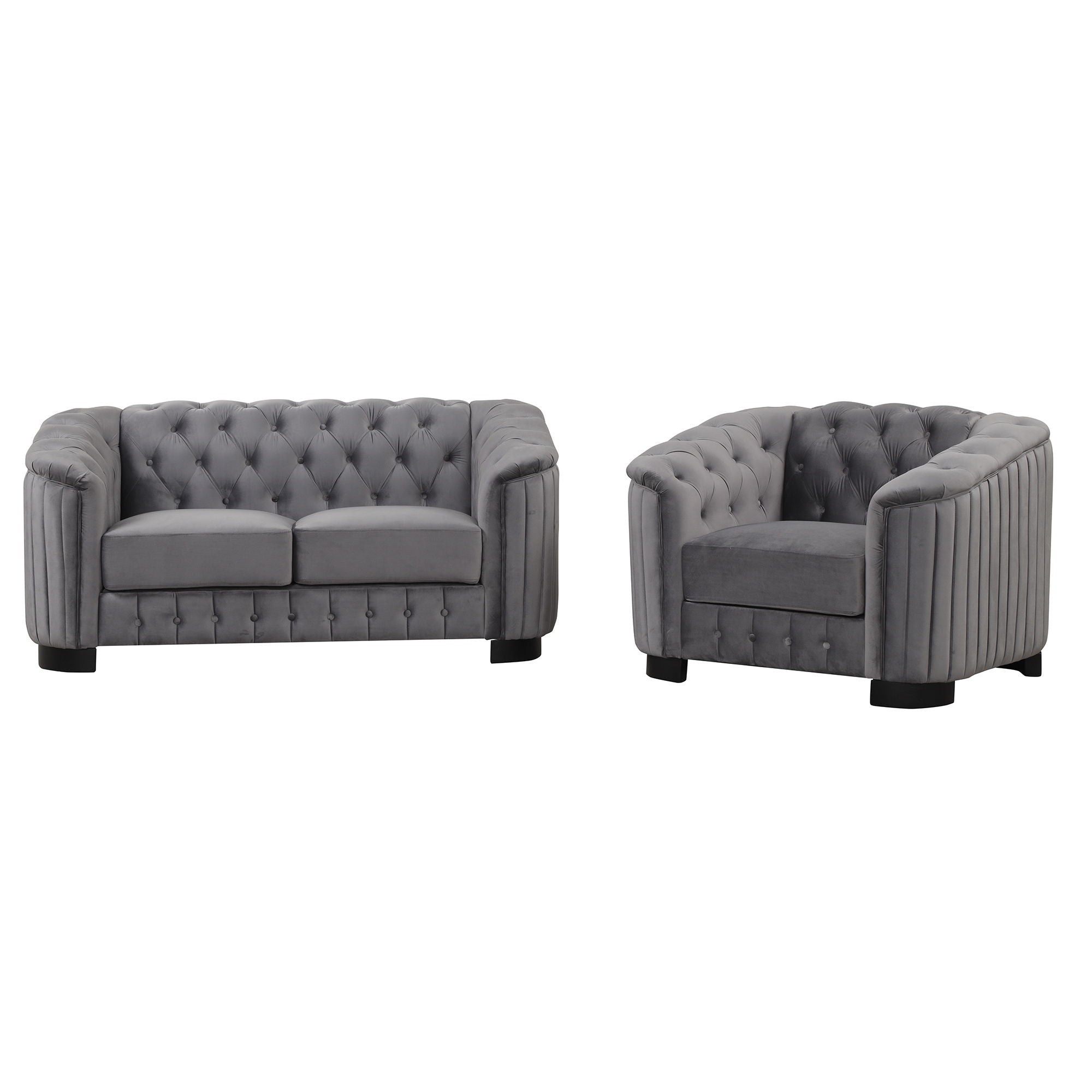 Upholstered 3 Piece Sofa Set With Legs - Best Buy Furniture