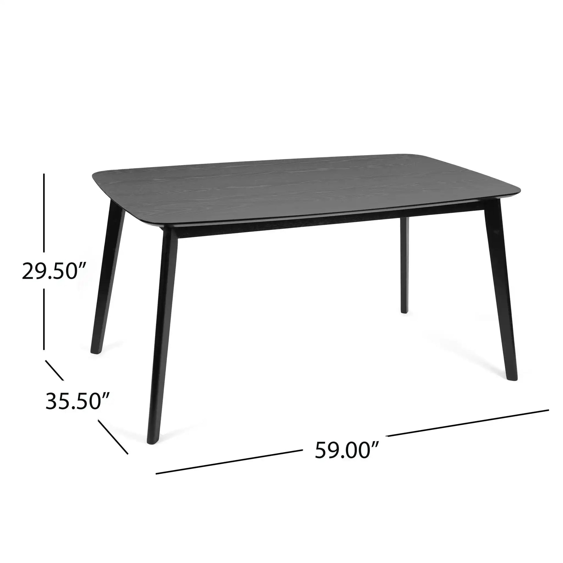 Retro Dining Table With Faux Wood Top - Best Buy Furniture