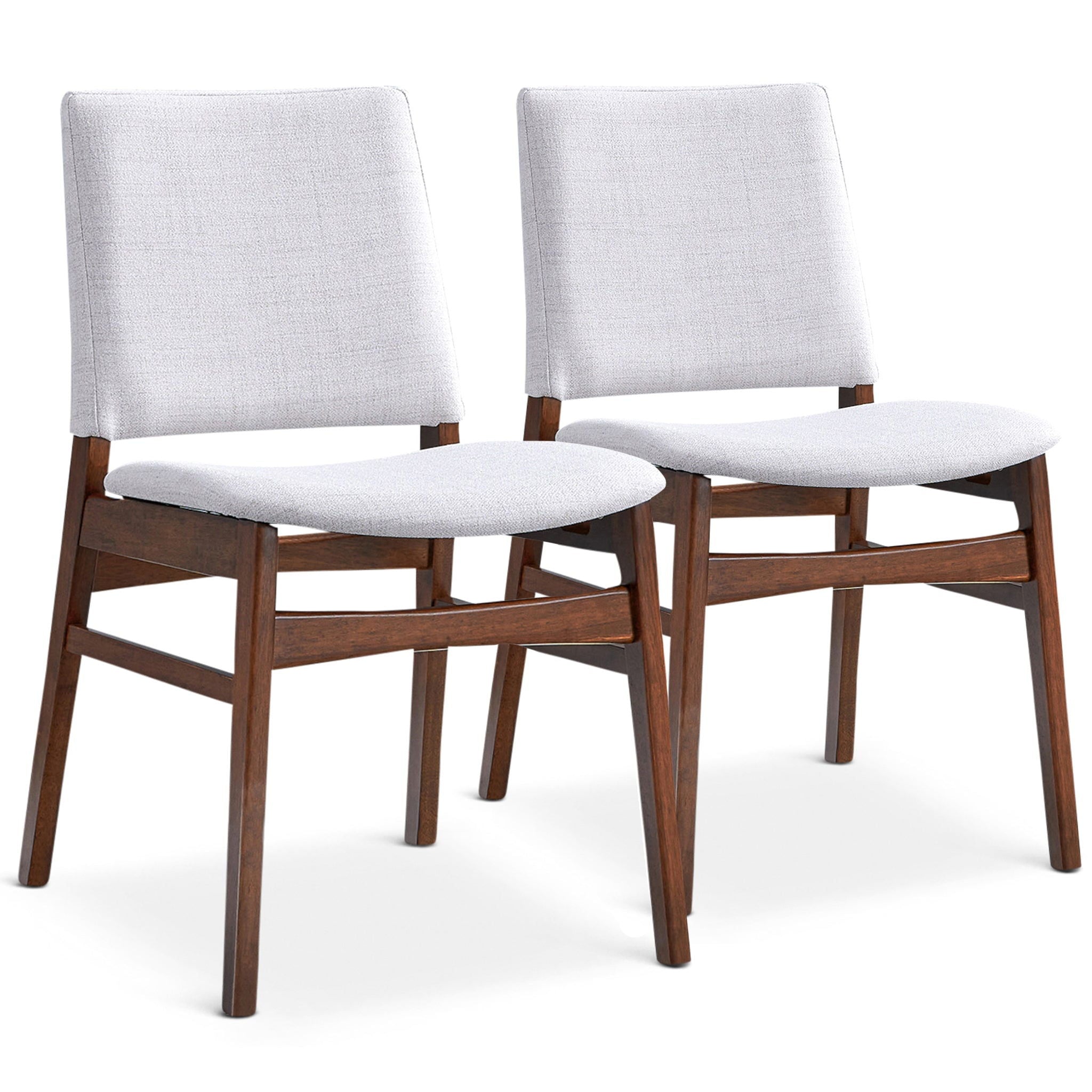 Gusto - Dining Chair (Set of 2) - Brown / Light Gray - Best Buy Furniture