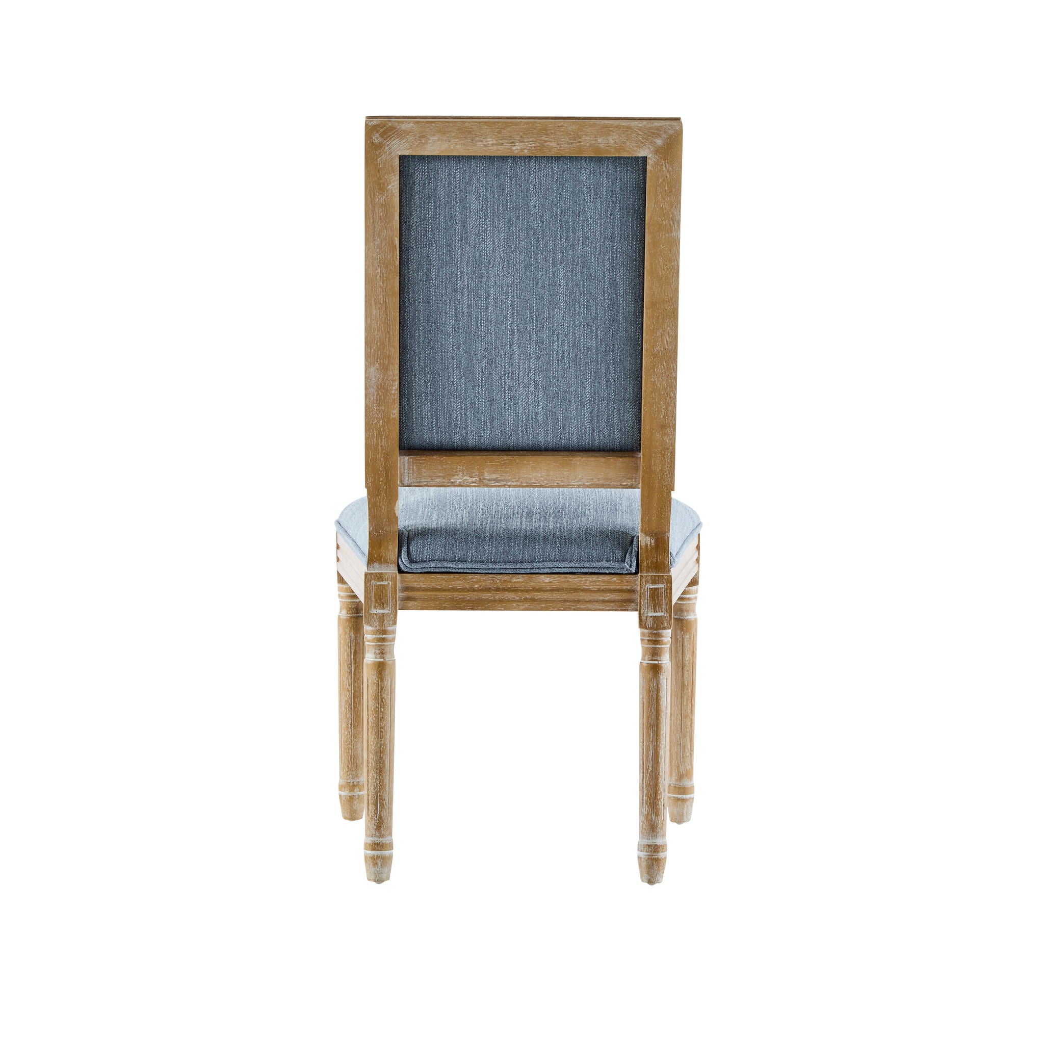 French Country Style Dining Chair With Upholstered Seating And Fluted Legs - Best Buy Furniture