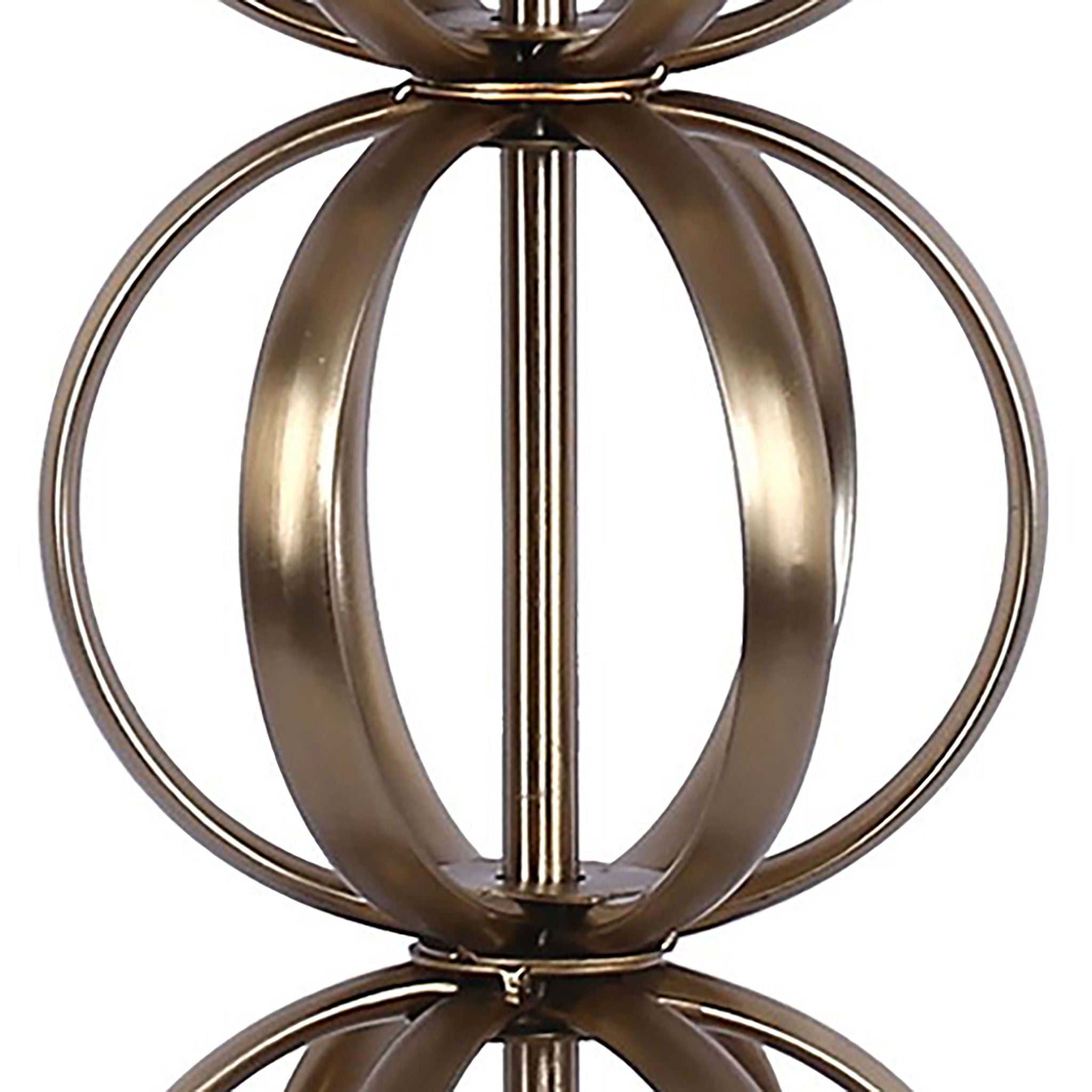 Linx - Contemporary Table Lamp (Set of 2) - Gold / White - Best Buy Furniture