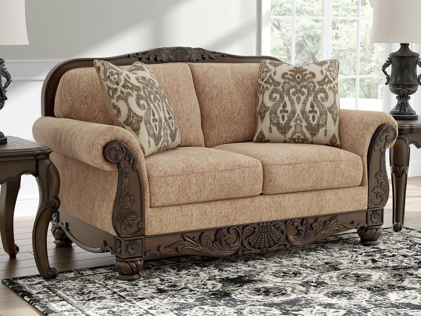 Chelsworth - Loveseat - Golden - Best Buy Furniture