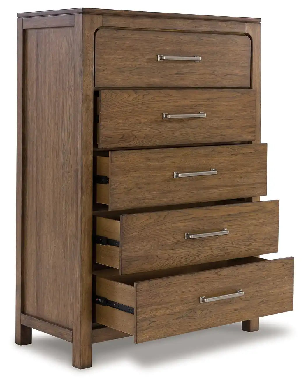 Cabalynn - Five Drawer Chest - Light Brown - Best Buy Furniture