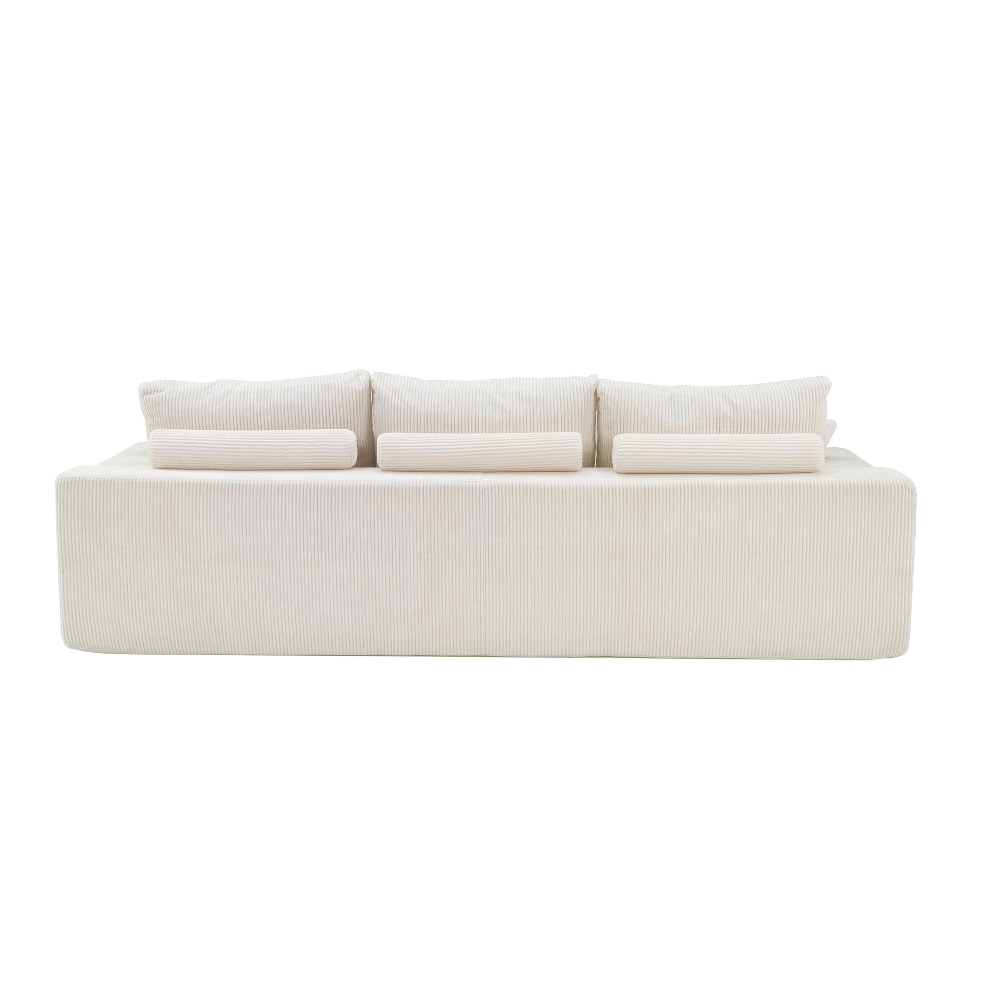 L Shaped Sectional Sofa, Full Compression 3 Seater Cloud Couch With Chaise - Best Buy Furniture