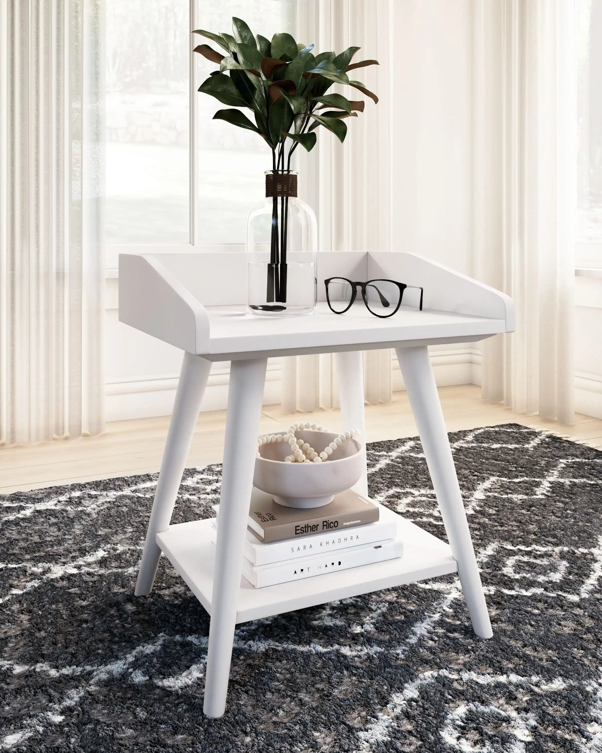 Blariden - Accent Table - White - Best Buy Furniture