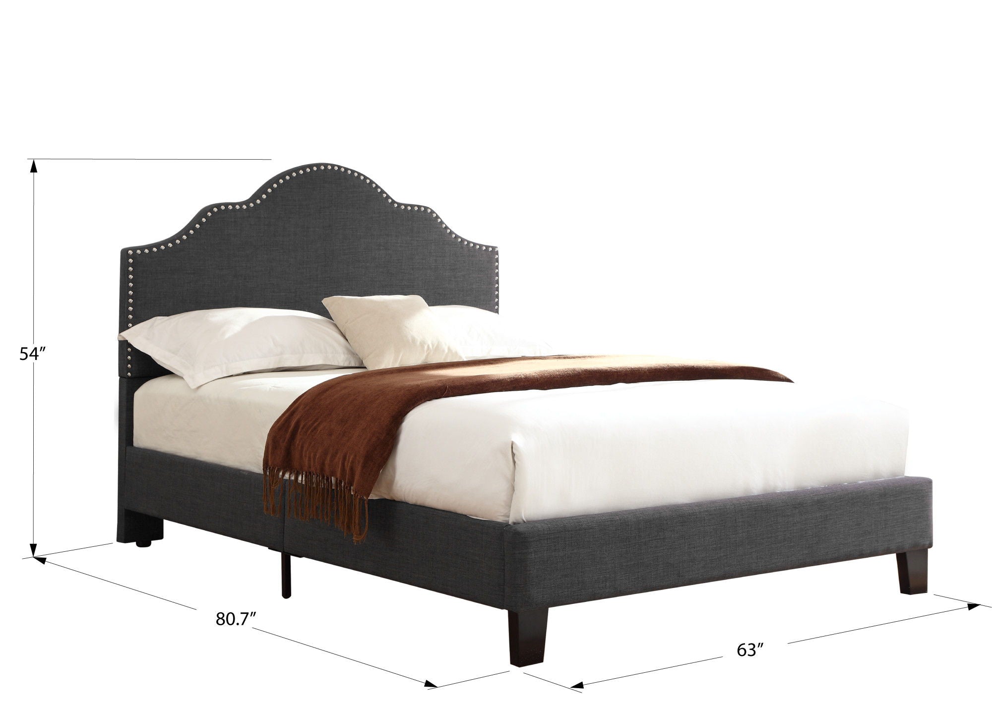 Kopa - Fabric Upholstered Bed - Best Buy Furniture