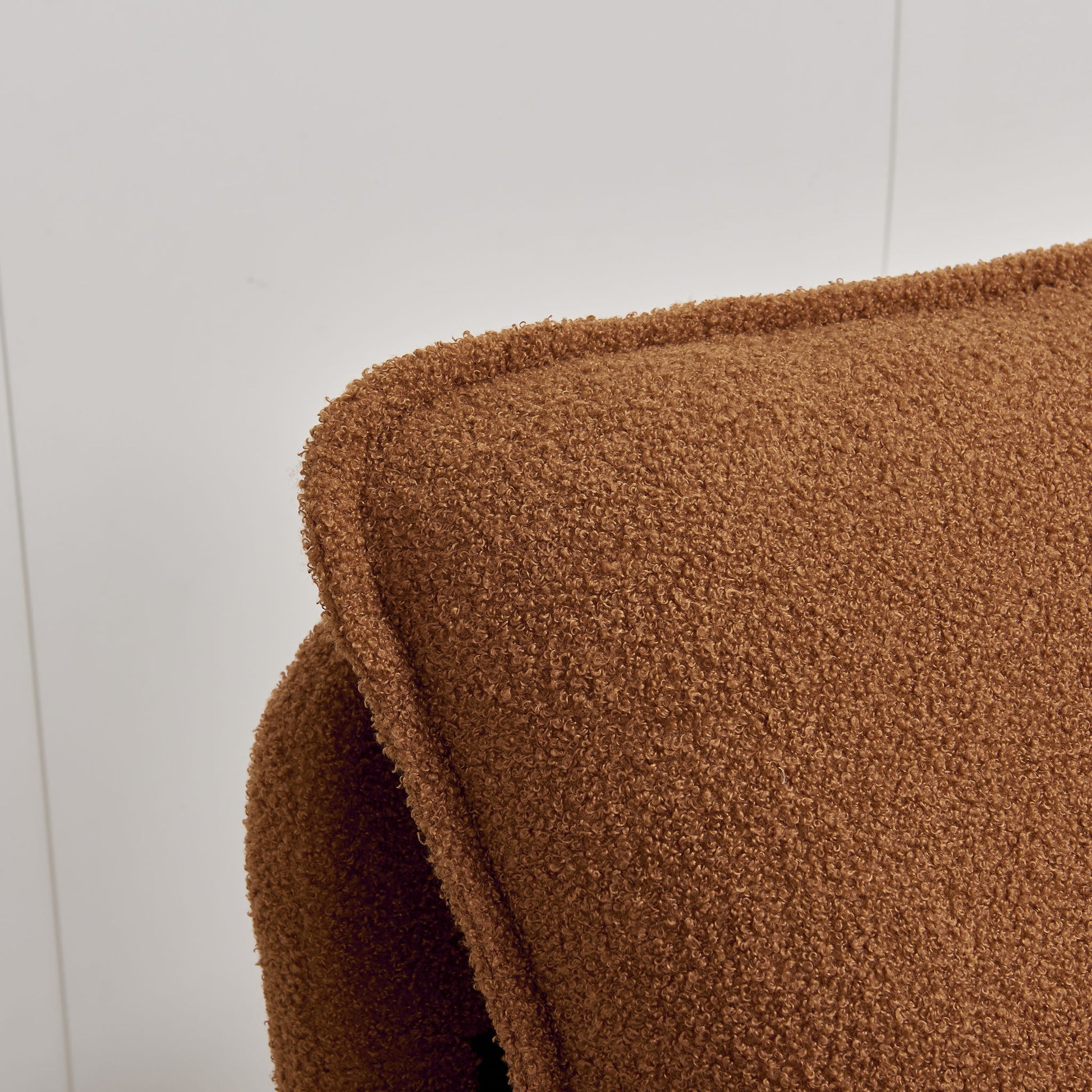 Modern Sherpa Upholstered Accent Chair, Comfortable Living Room Armchair, Lounge Chair For Bedroom, And Office - Best Buy Furniture