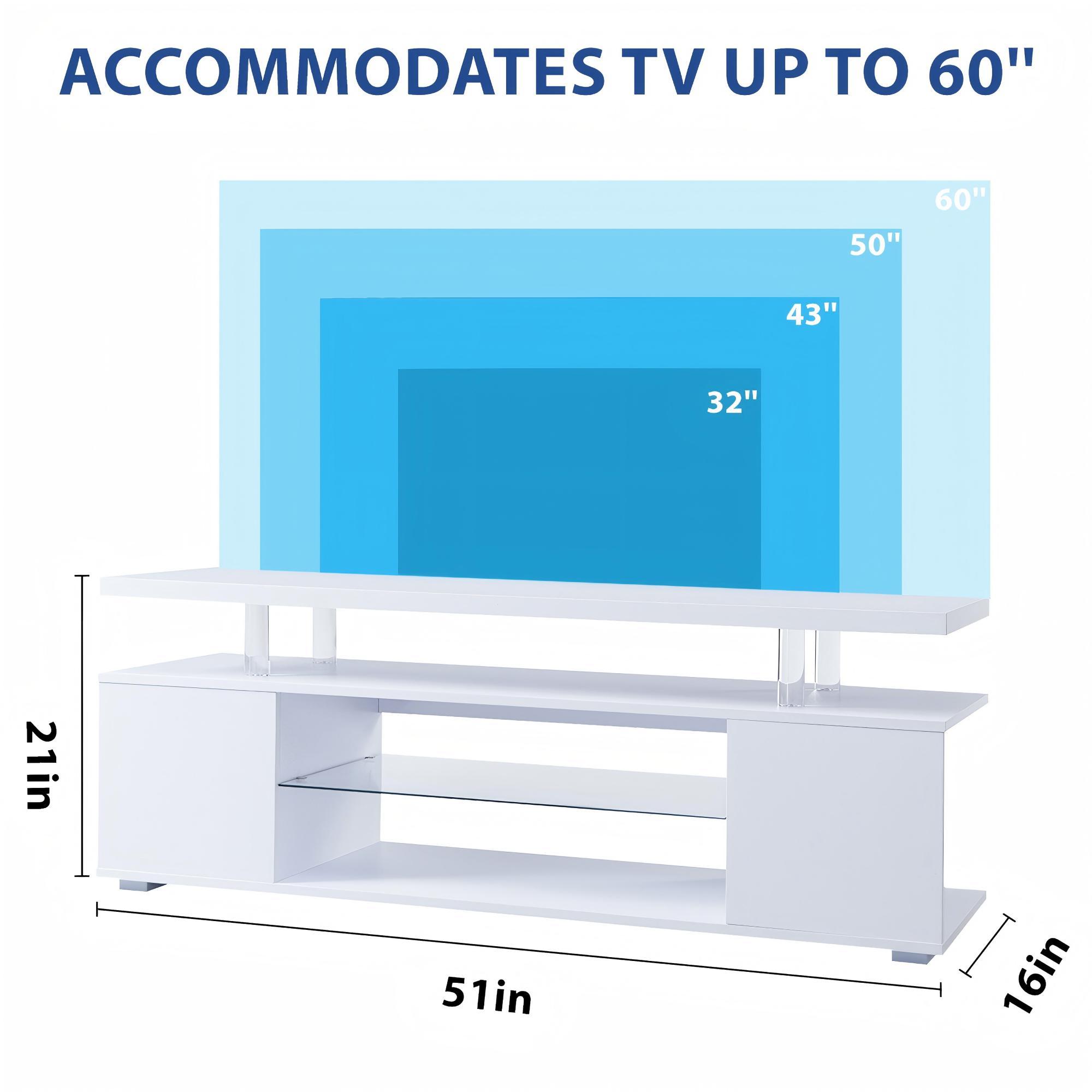 TV Stant With LED And Large Side Cabinet - Best Buy Furniture