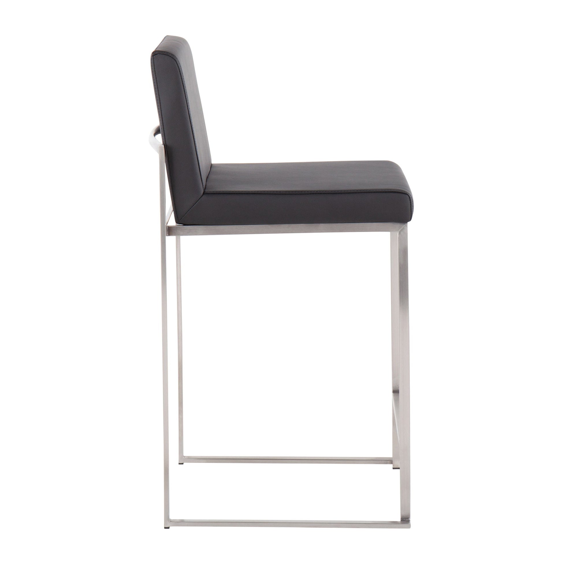 Fuji - Contemporary High Back Counter Stool, Functional Design - Best Buy Furniture