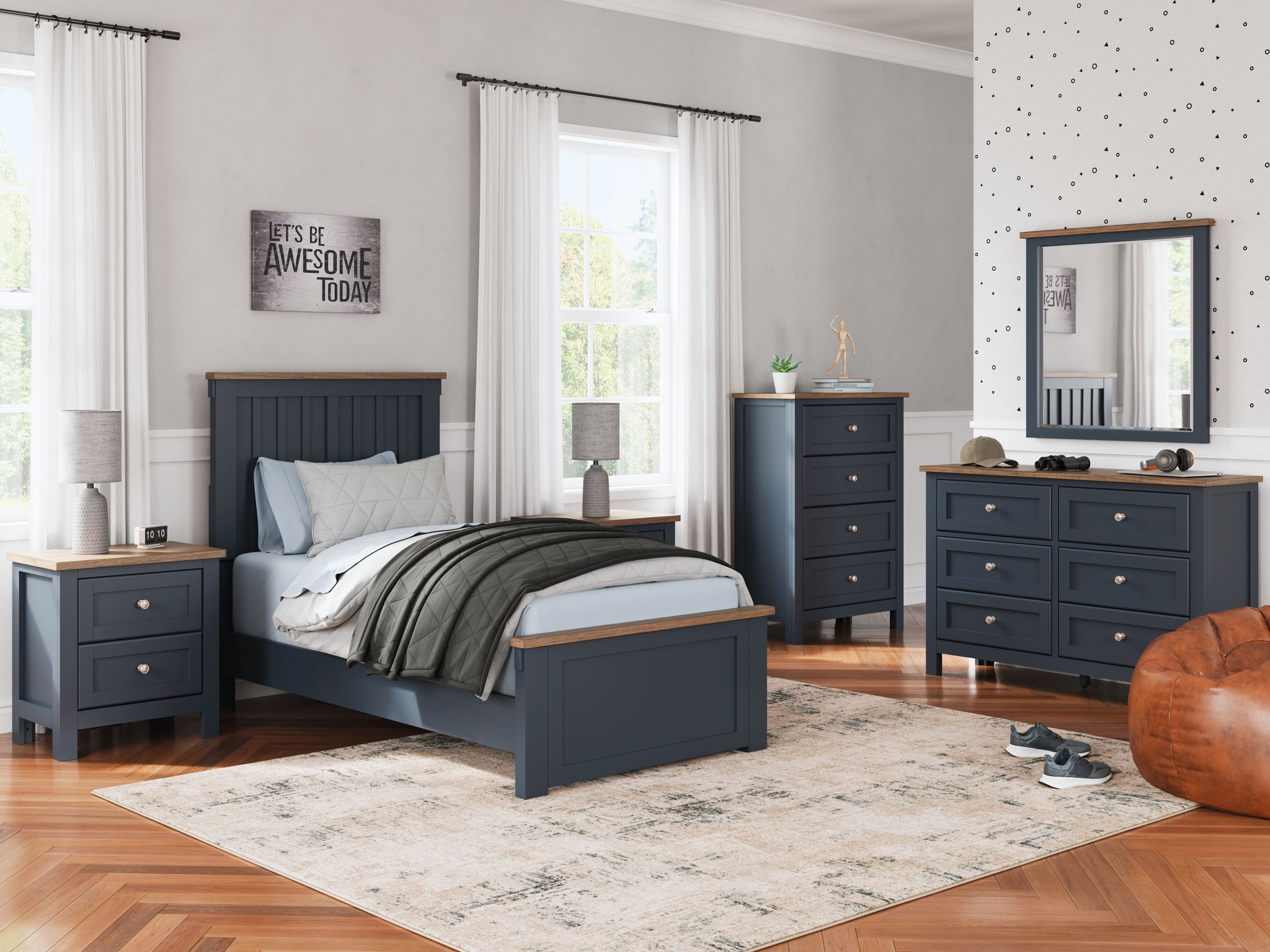 Landocken - Panel Bedroom Set - Best Buy Furniture