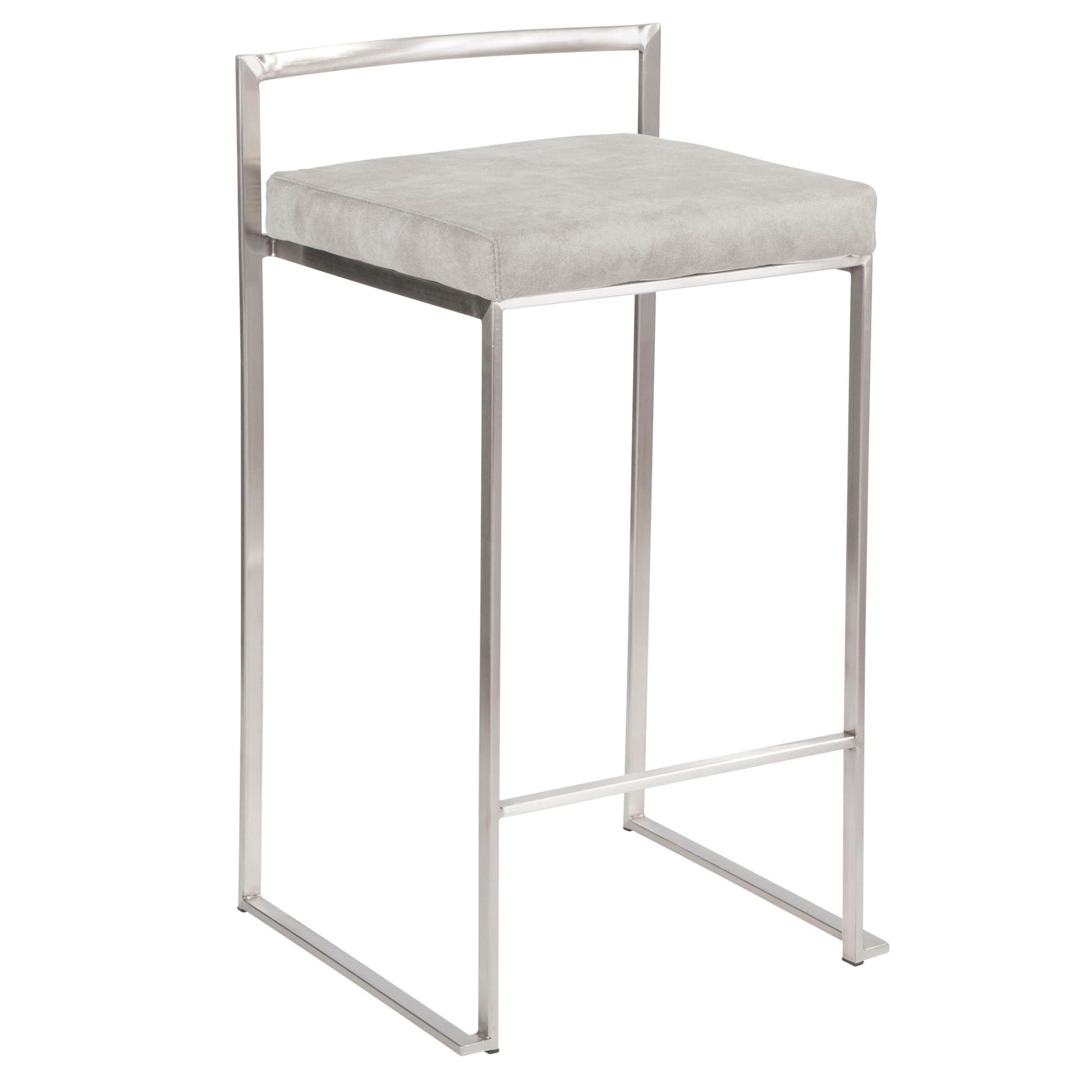 Fuji - Contemporary Elegant Stackable Counter Stool Set - Best Buy Furniture