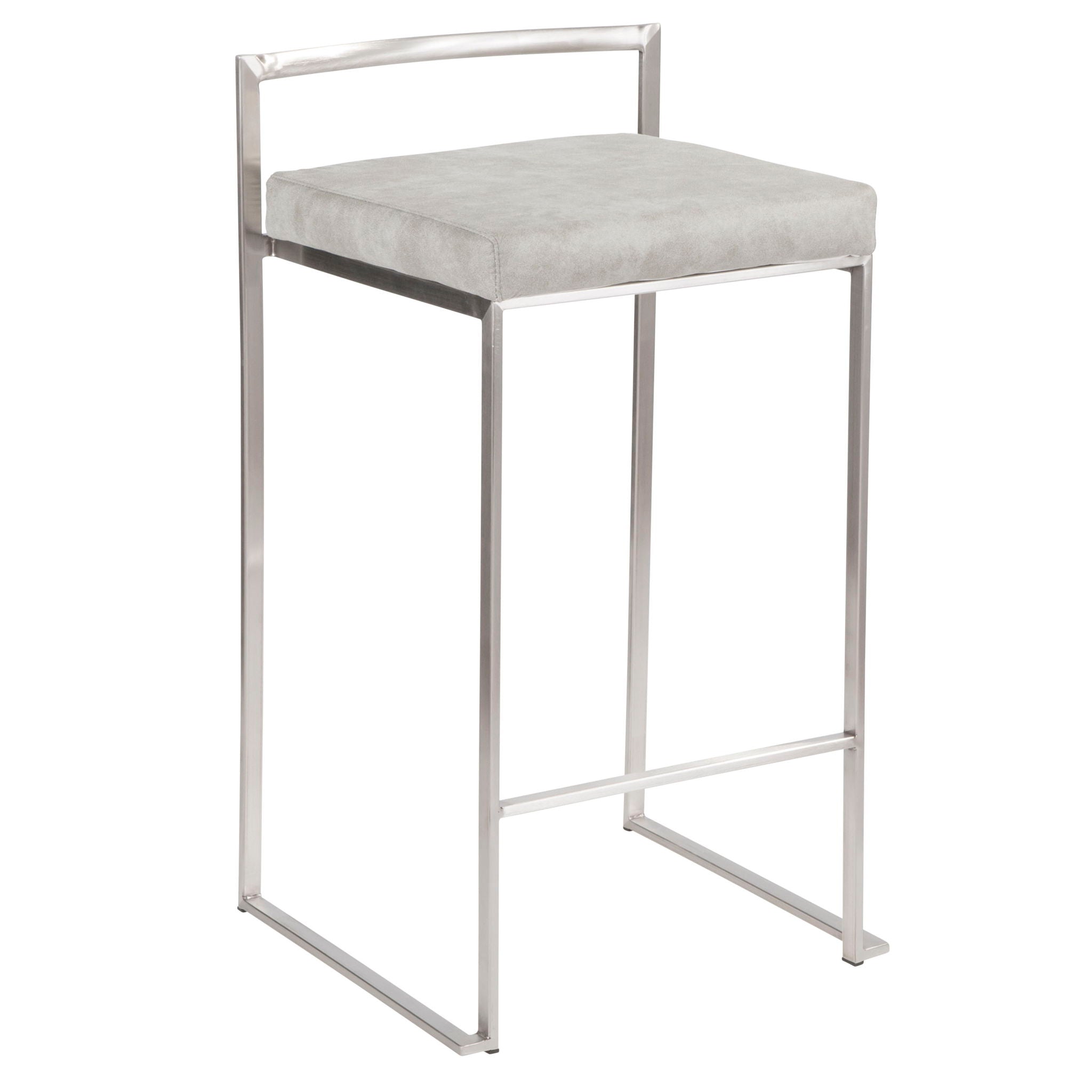Fuji - Contemporary Elegant Stackable Counter Stool Set - Best Buy Furniture