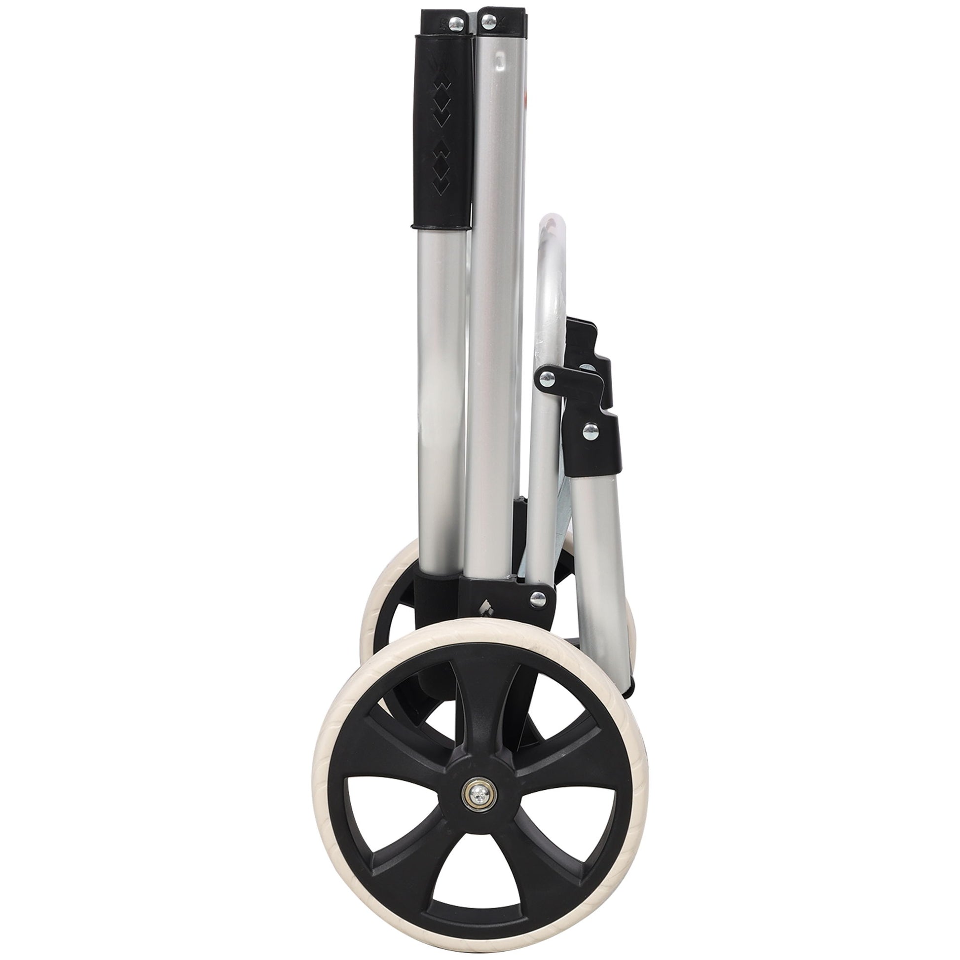 Foldable Shopping Trolley With Wheels And Removable Waterproof Bag - Black - Best Buy Furniture