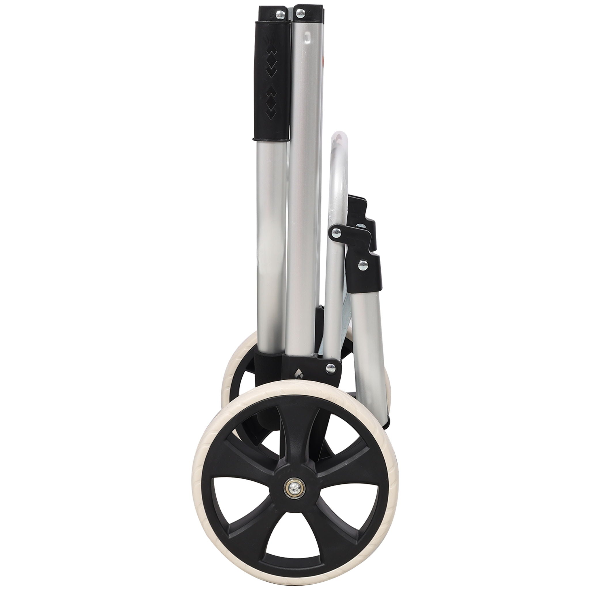 Foldable Shopping Trolley With Wheels And Removable Waterproof Bag - Black - Best Buy Furniture