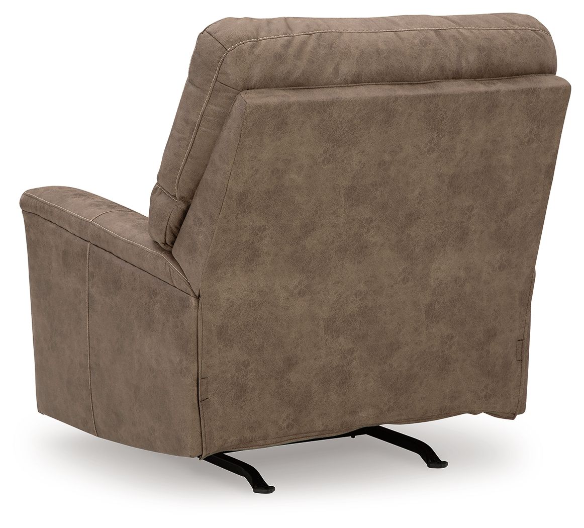 Navi - 3 Pc. - Sofa, Loveseat, Rocker Recliner - Fossil - Best Buy Furniture