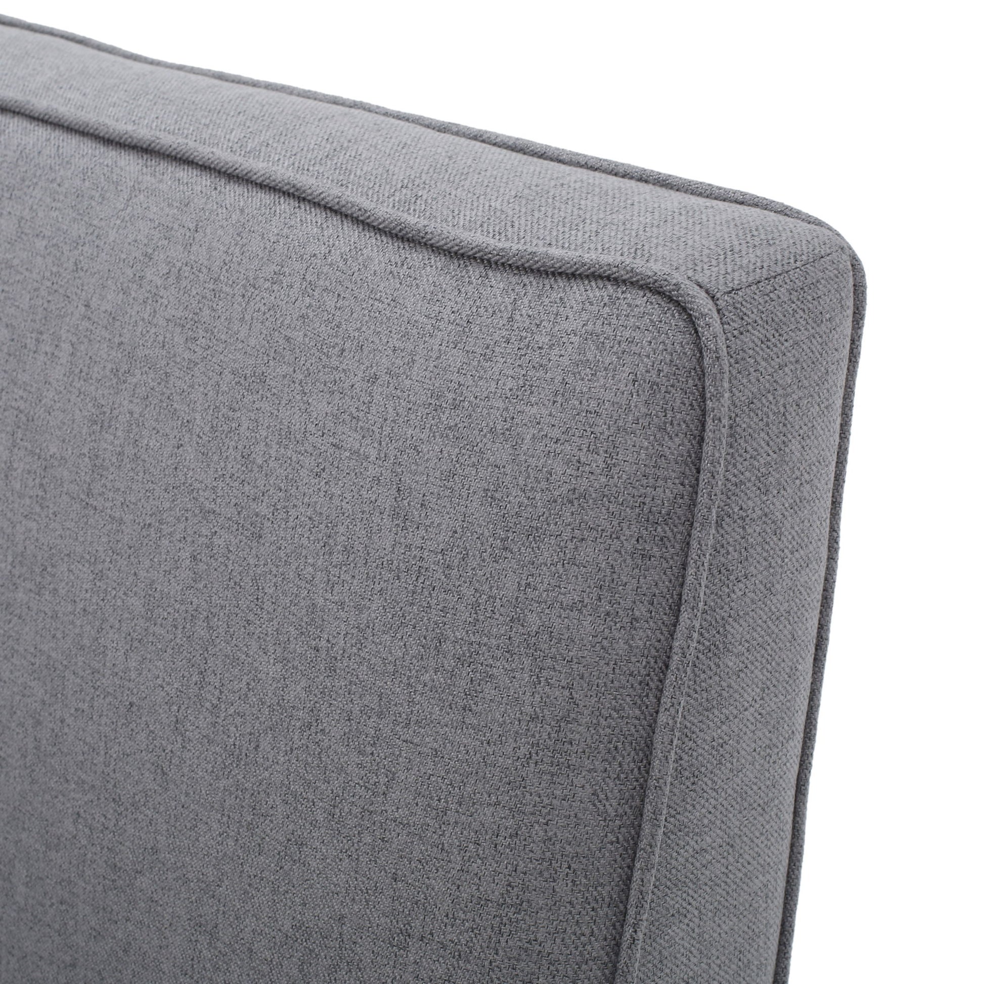 Contemporary Loveseat With Upholstered Fabric And Birch Wood Legs - Best Buy Furniture