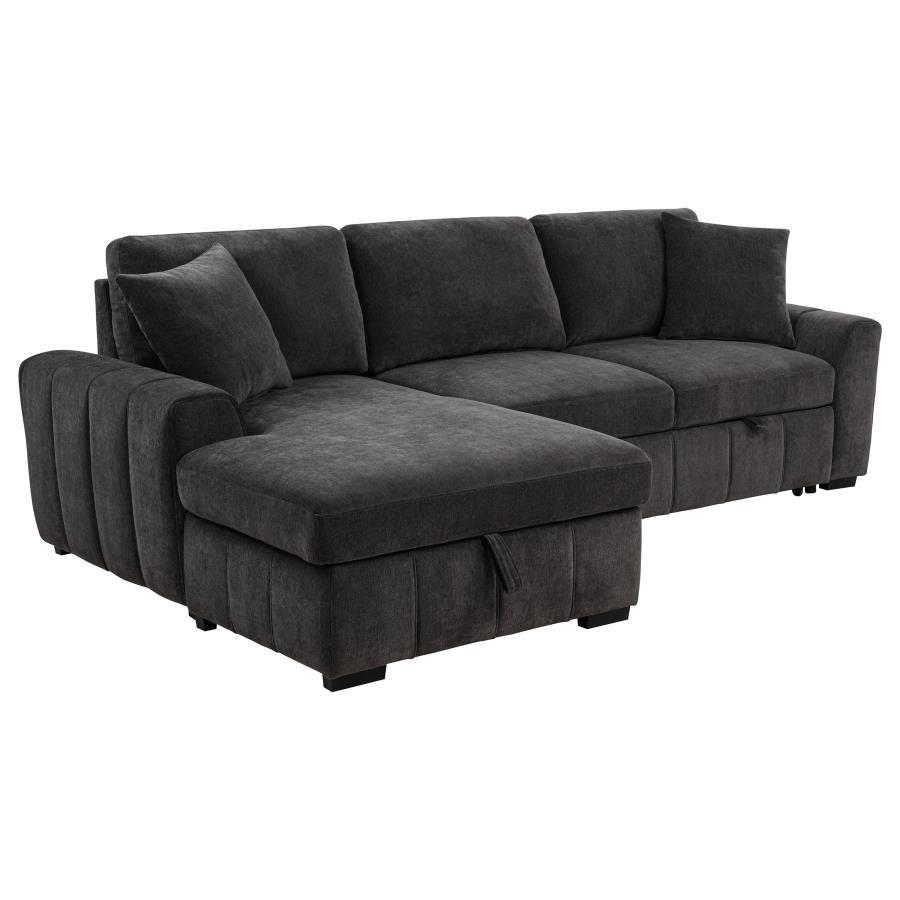 Pastrana - Upholstered Sleeper Sectional Sofa - Best Buy Furniture