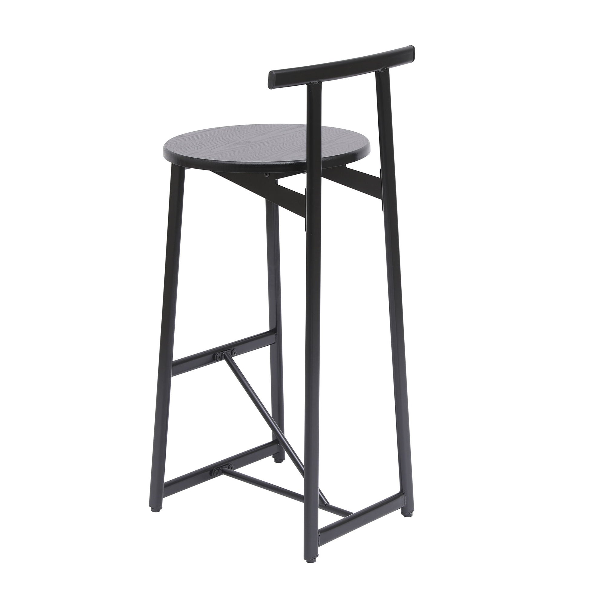 Modern Bar Stools With Backrest For Kitchen (Set of 3) - Best Buy Furniture