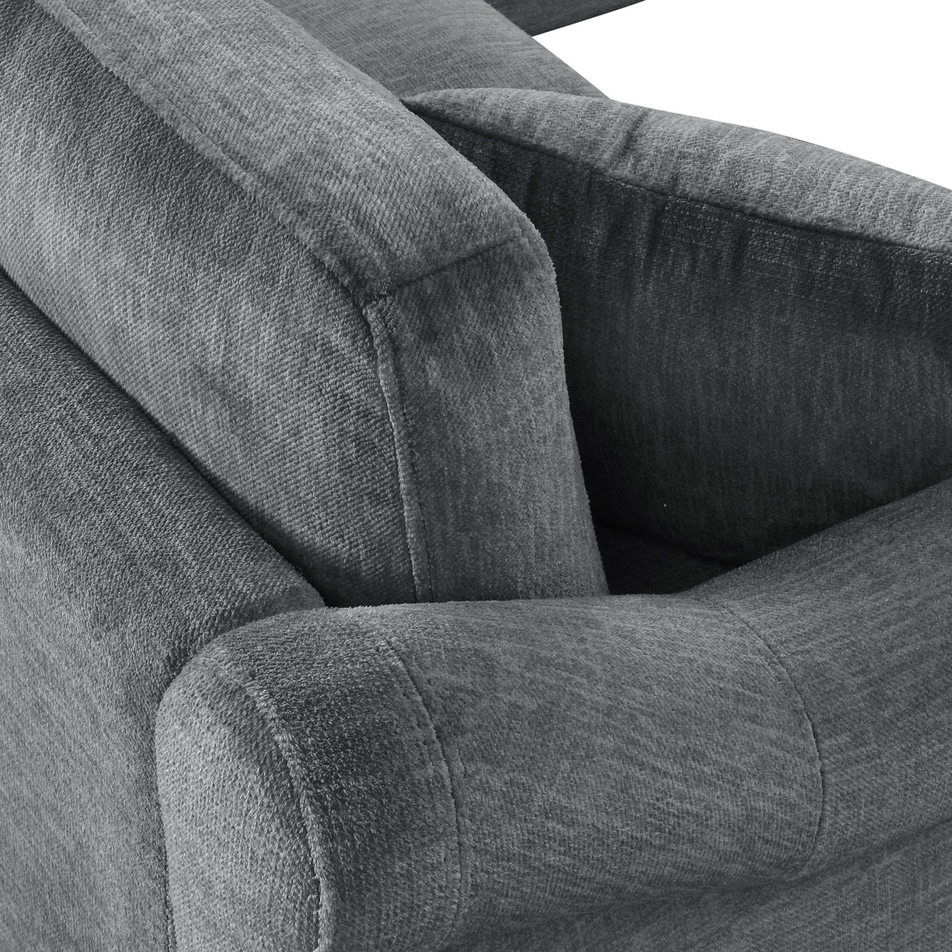 Contemporary U - Shaped Sectional Sofa With Movable Storage Ottoman - Best Buy Furniture