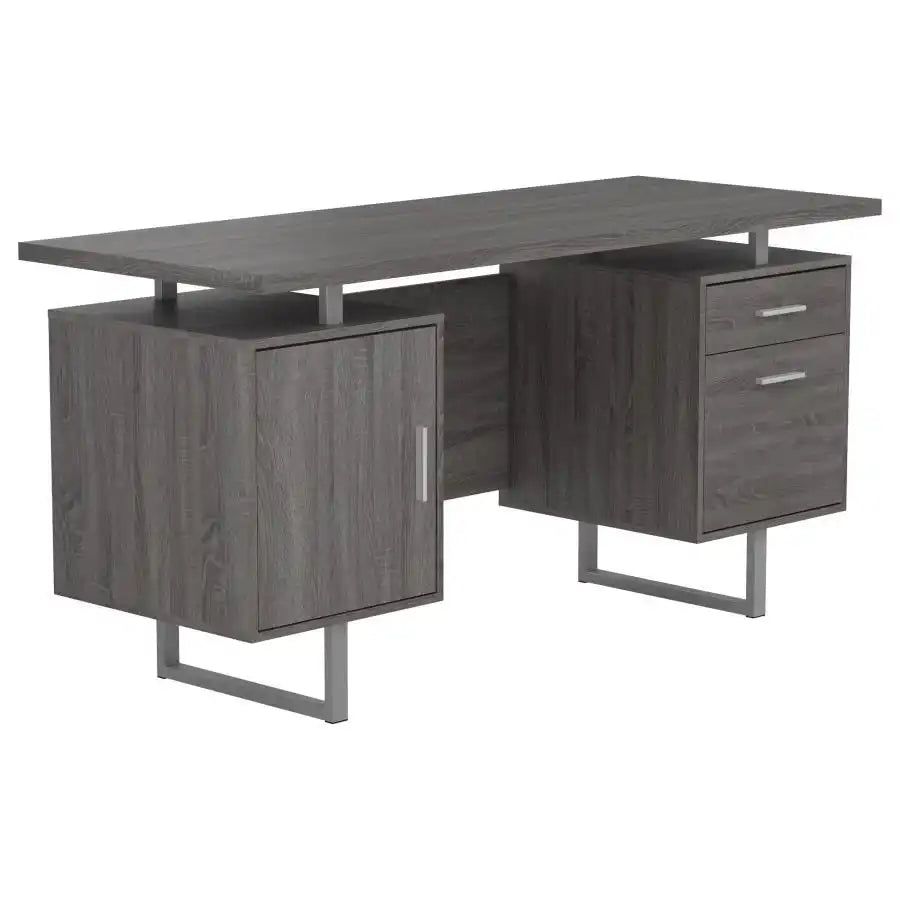 Lawtey - 2-Drawer Computer Desk - Best Buy Furniture