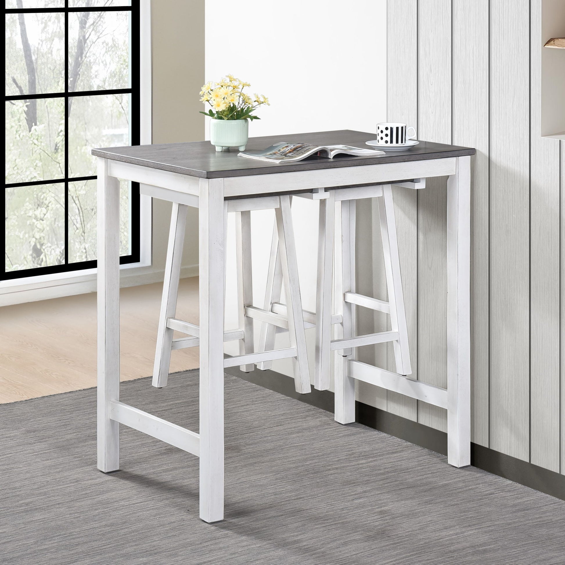 3 Pieces Counter Height Set - Best Buy Furniture