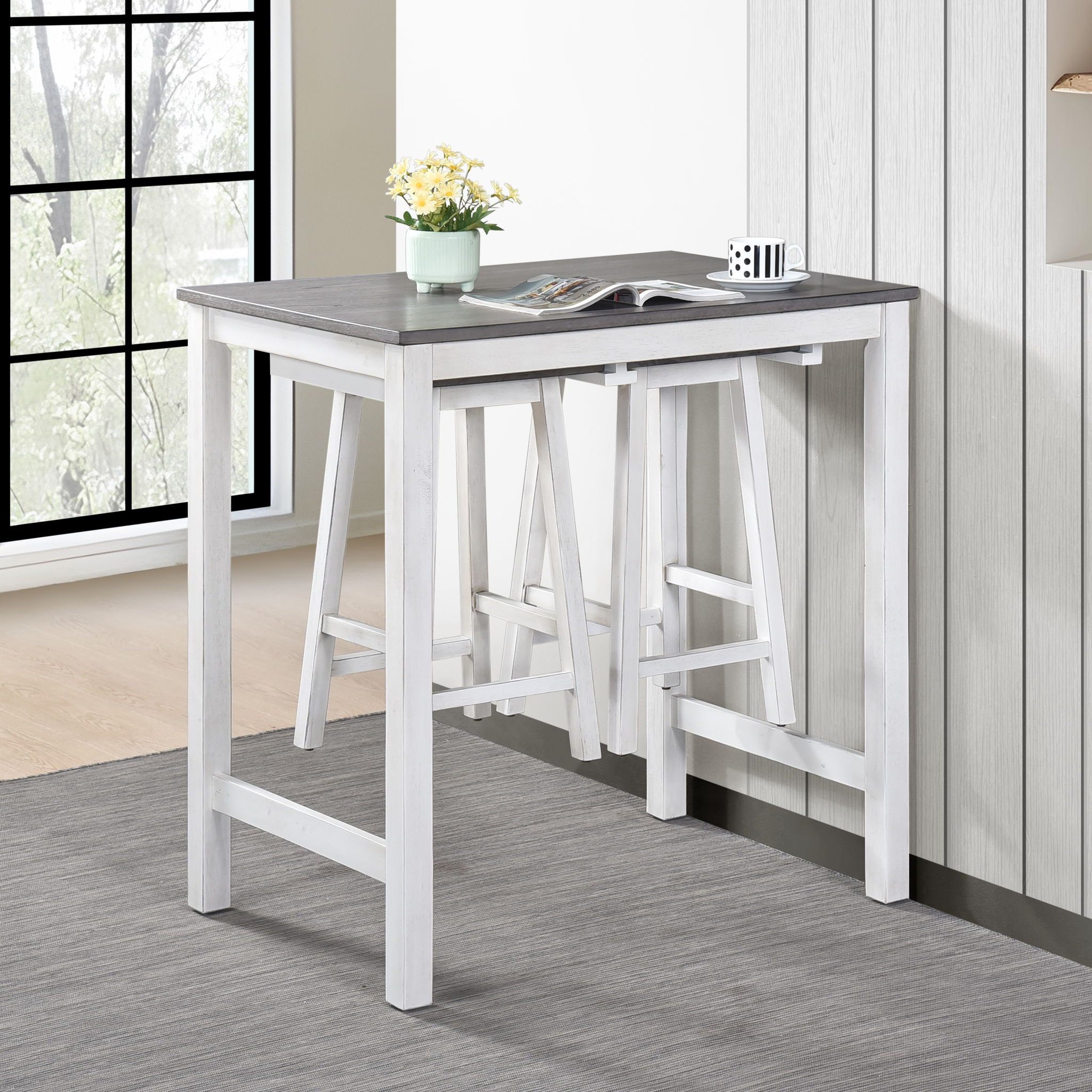 3 Pieces Counter Height Set - Best Buy Furniture