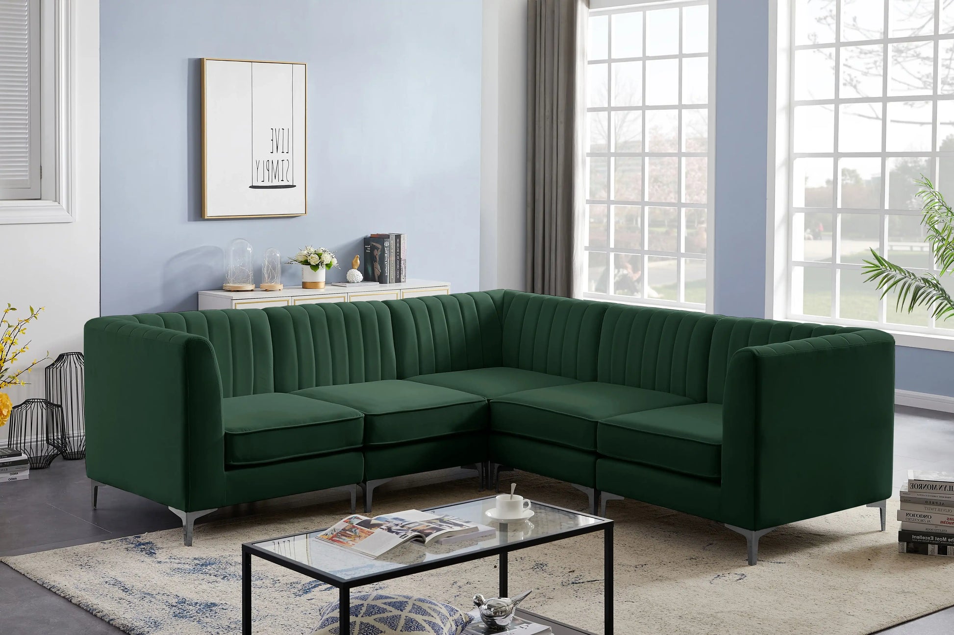 Alina - 5 Piece Modular Corner Sectional - Best Buy Furniture