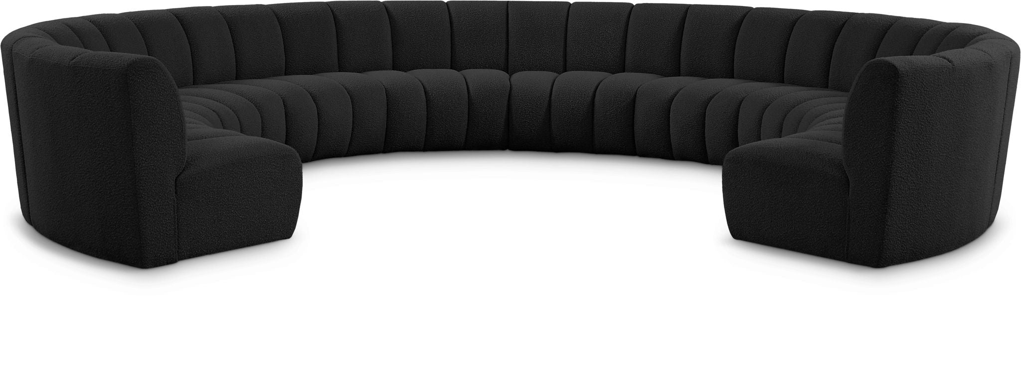 Infinity - 10 Piece Boucle Modular Sectional - Best Buy Furniture
