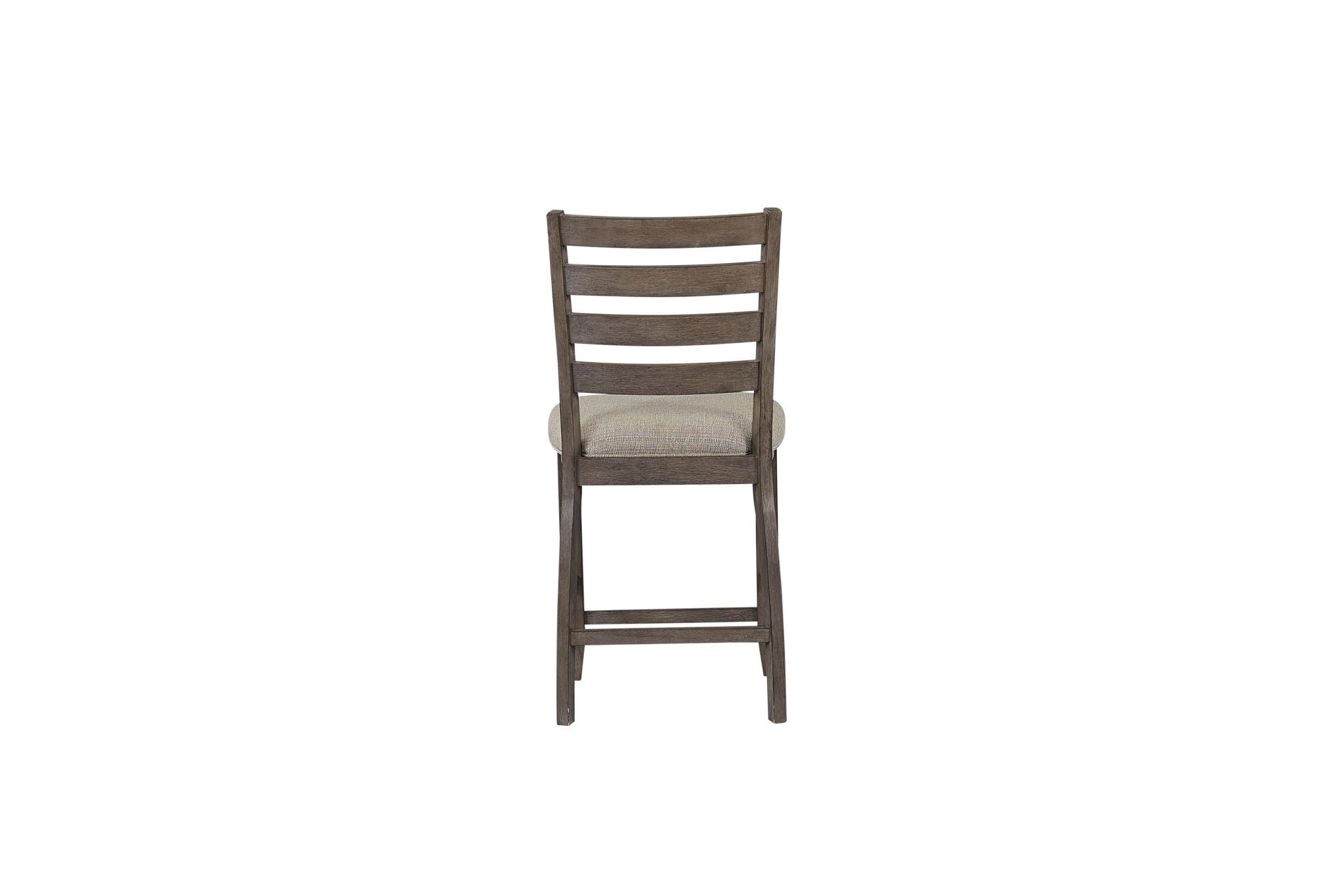 Counter Side Dining Stool With Ladder Back (Set of 2) - Gray - Best Buy Furniture