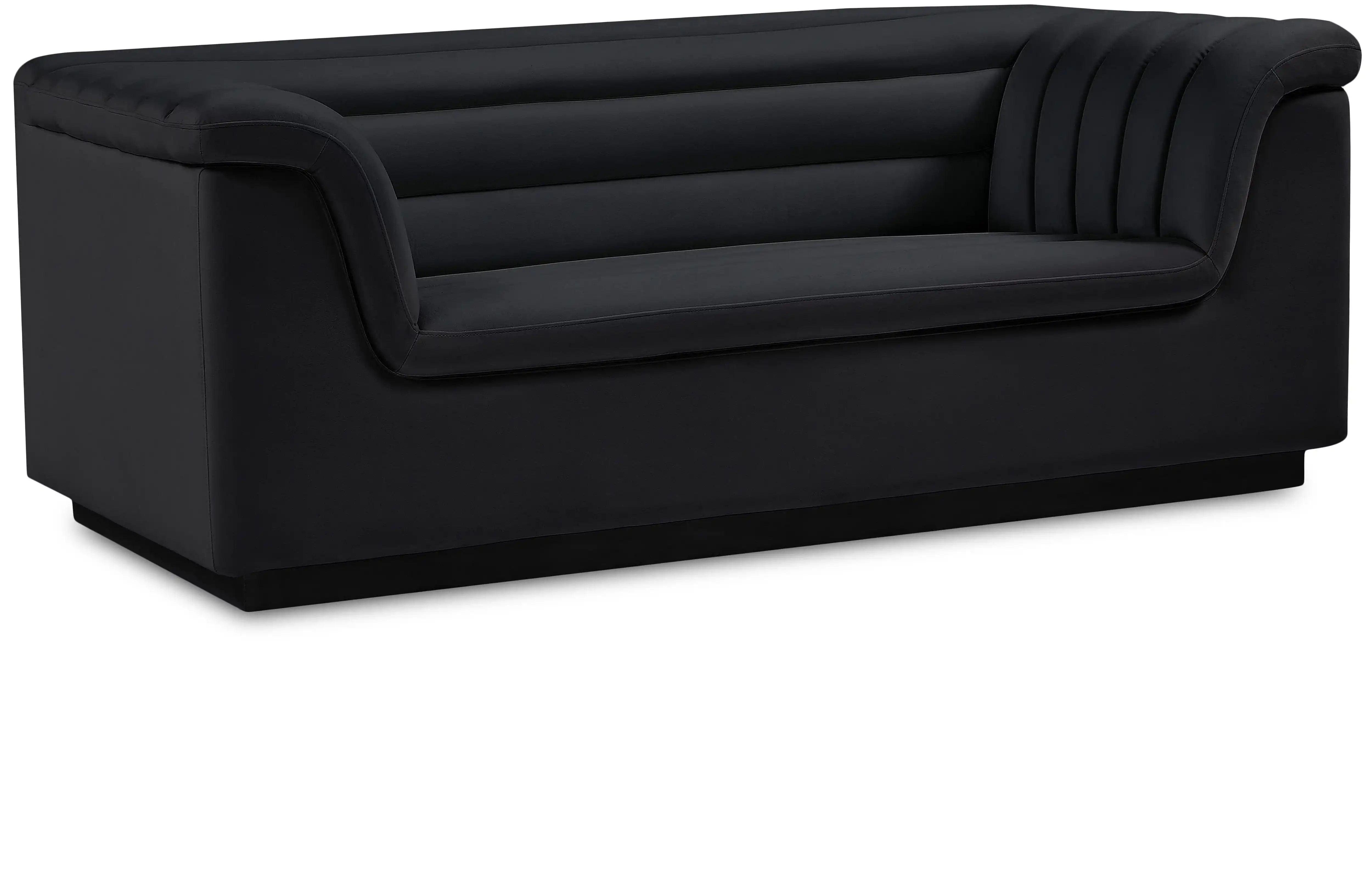 Cascade - Velvet Loveseat - Best Buy Furniture