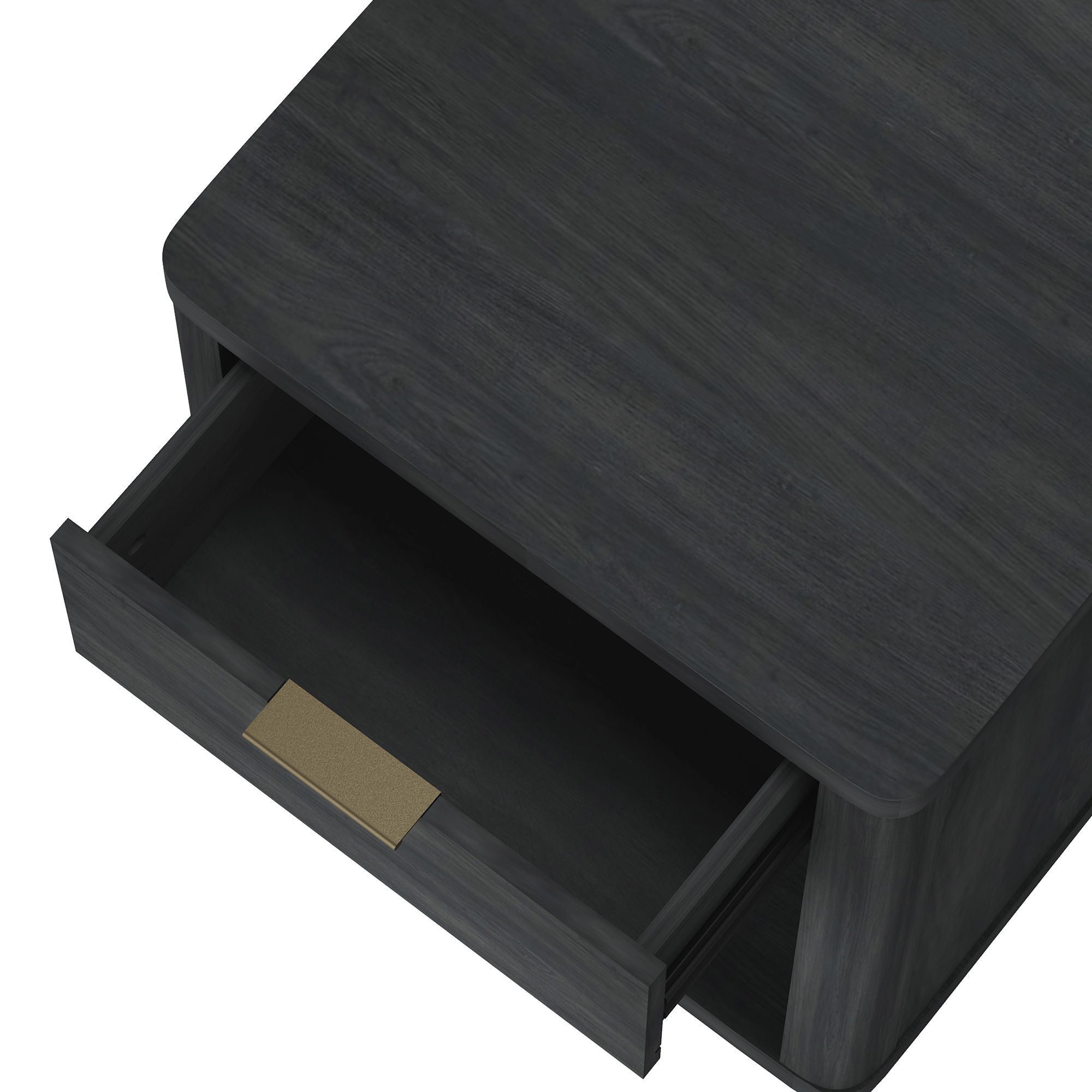 Evelyn - Nightstand With 1 Drawer And Open Shelf