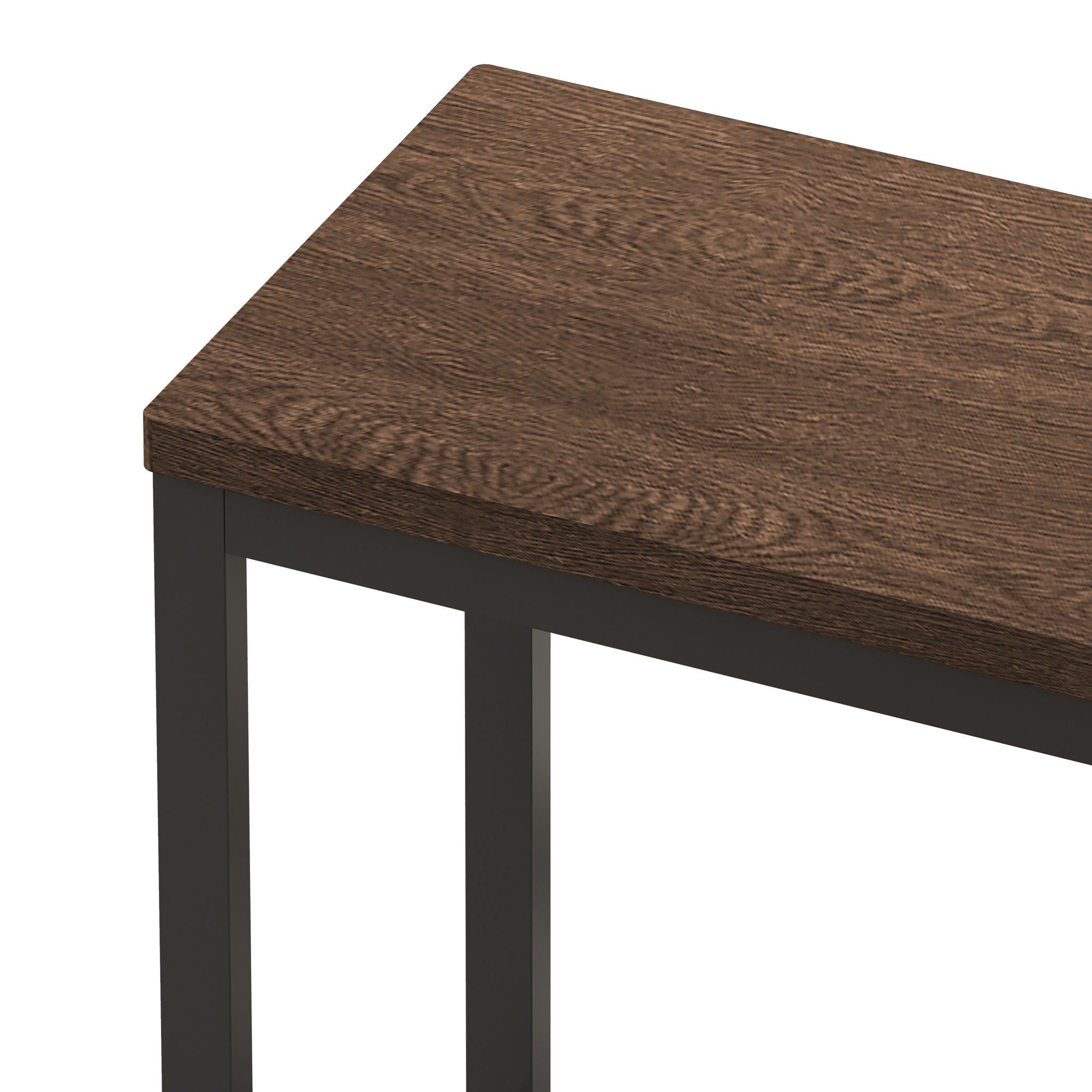 Modern Design Long Dining Table Set With 3 Stools - Best Buy Furniture