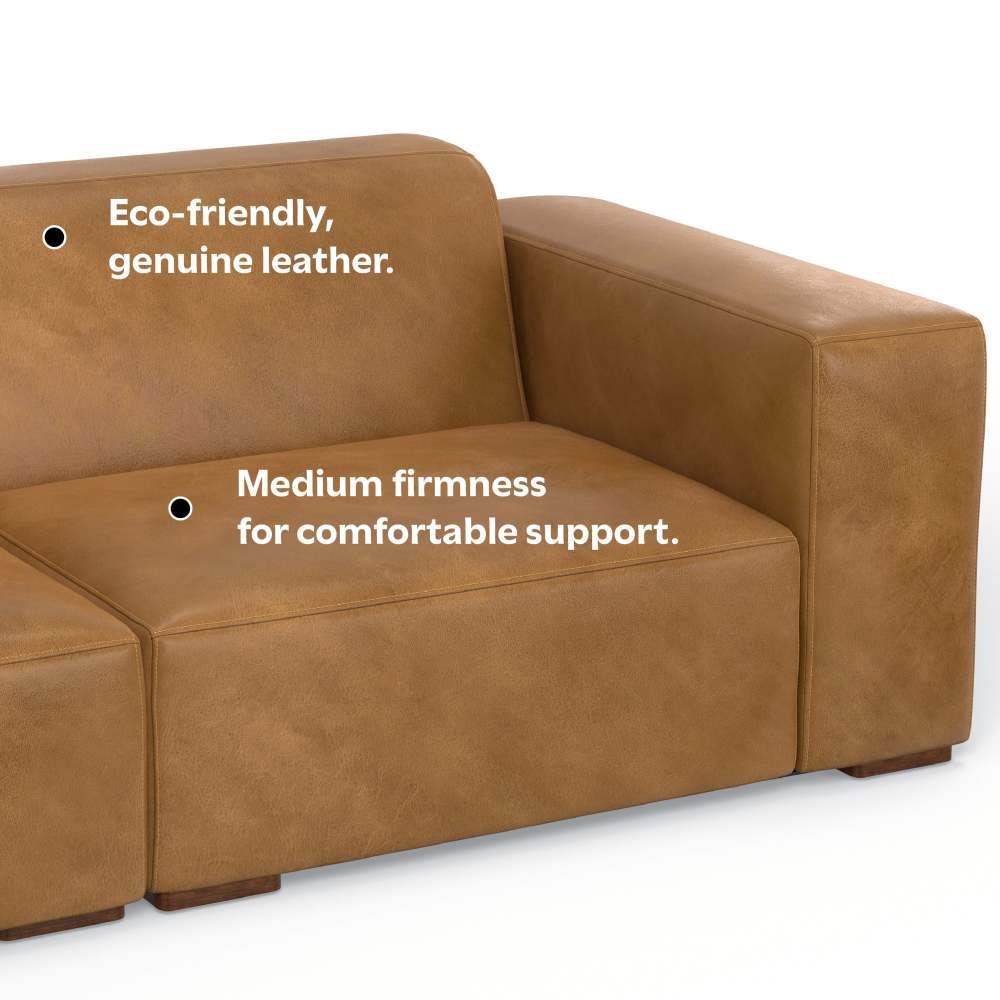 Rex - Handcrafted Sectional Sofa And Ottoman - Best Buy Furniture