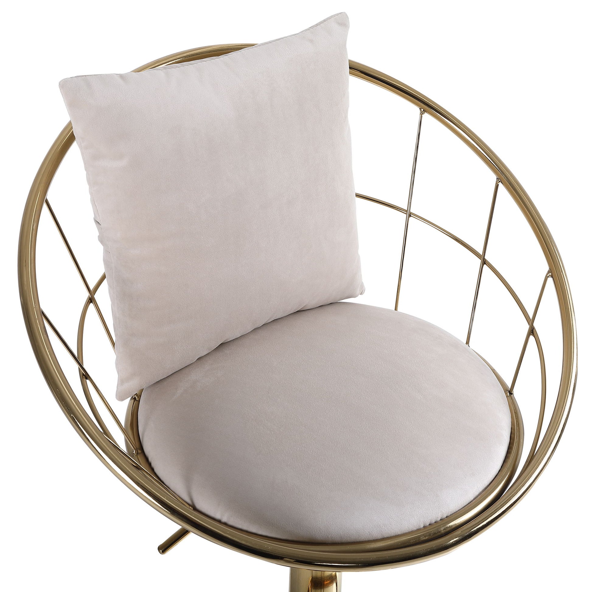 Unique Design Bar Chair, 360 Degree Rotation, Adjustable Height, Suitable For Dining Room And Bar - Best Buy Furniture